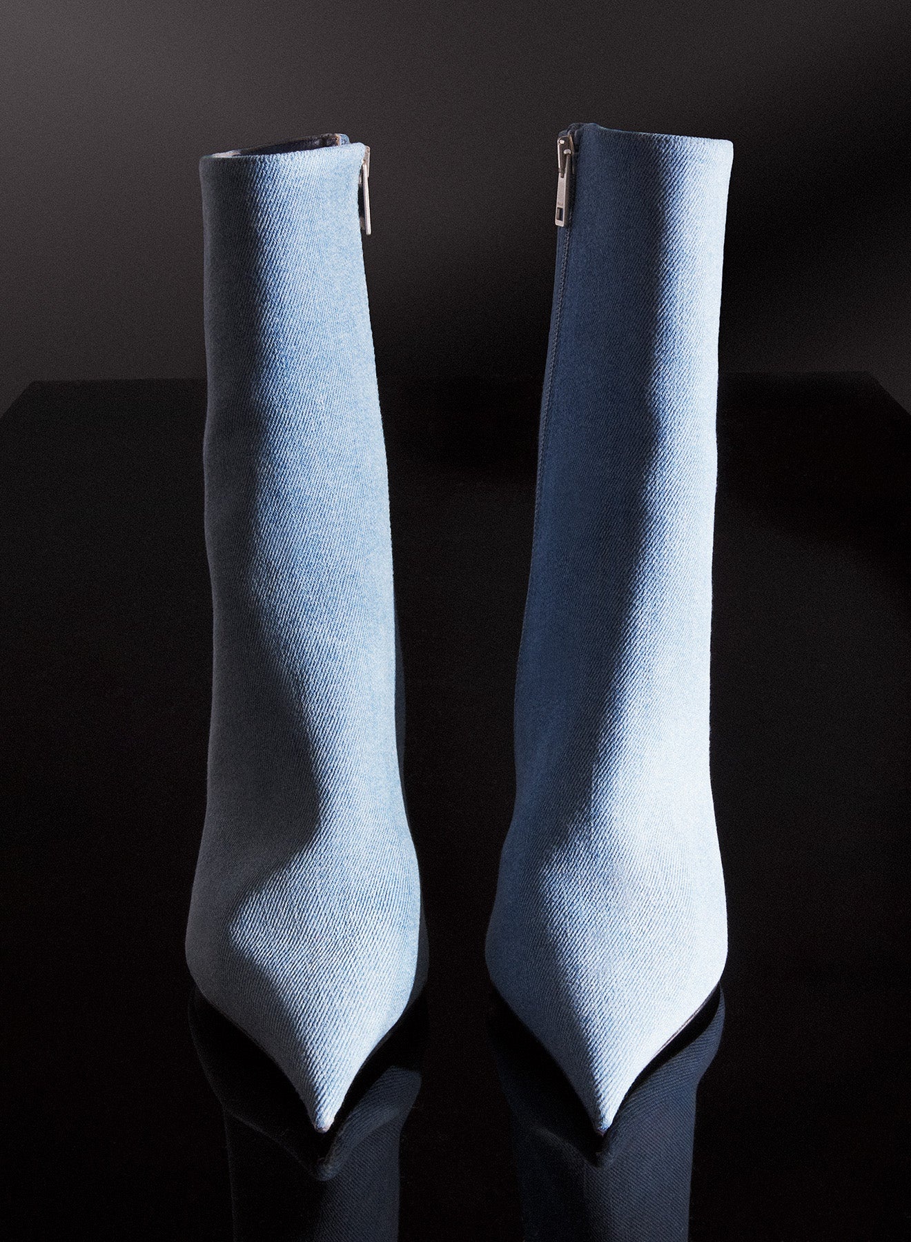Denim Fang 95 ankle boots - 2