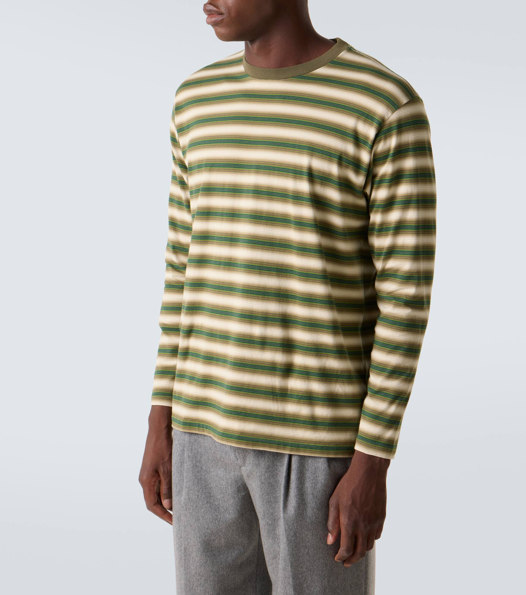 Striped cotton jersey T-shirt - 3