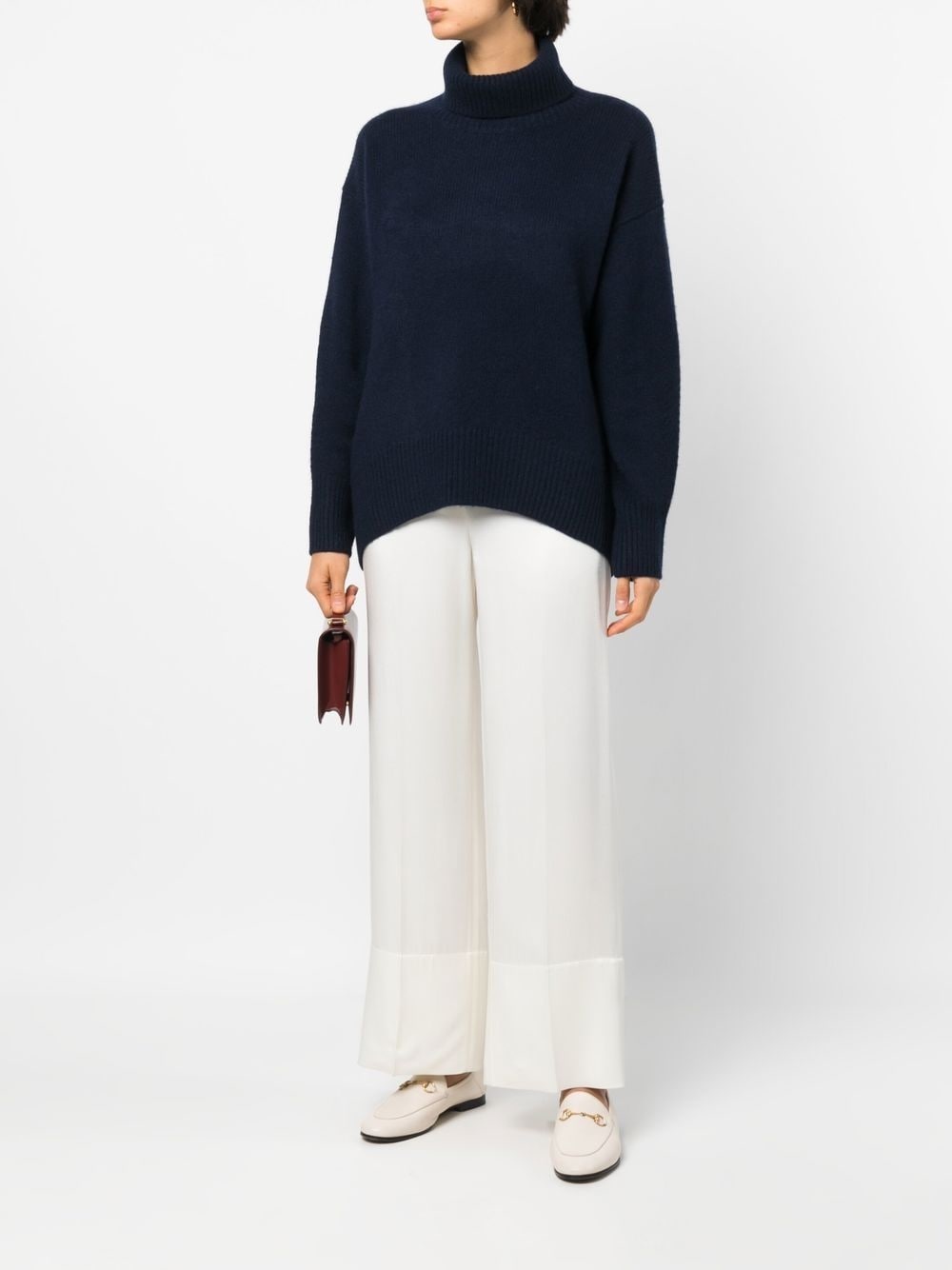 roll-neck long-sleeve jumper - 2