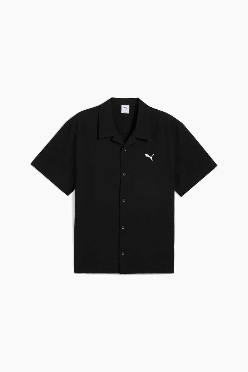 WARDROBE ESS Seersucker Relaxed Shirt Men - 1