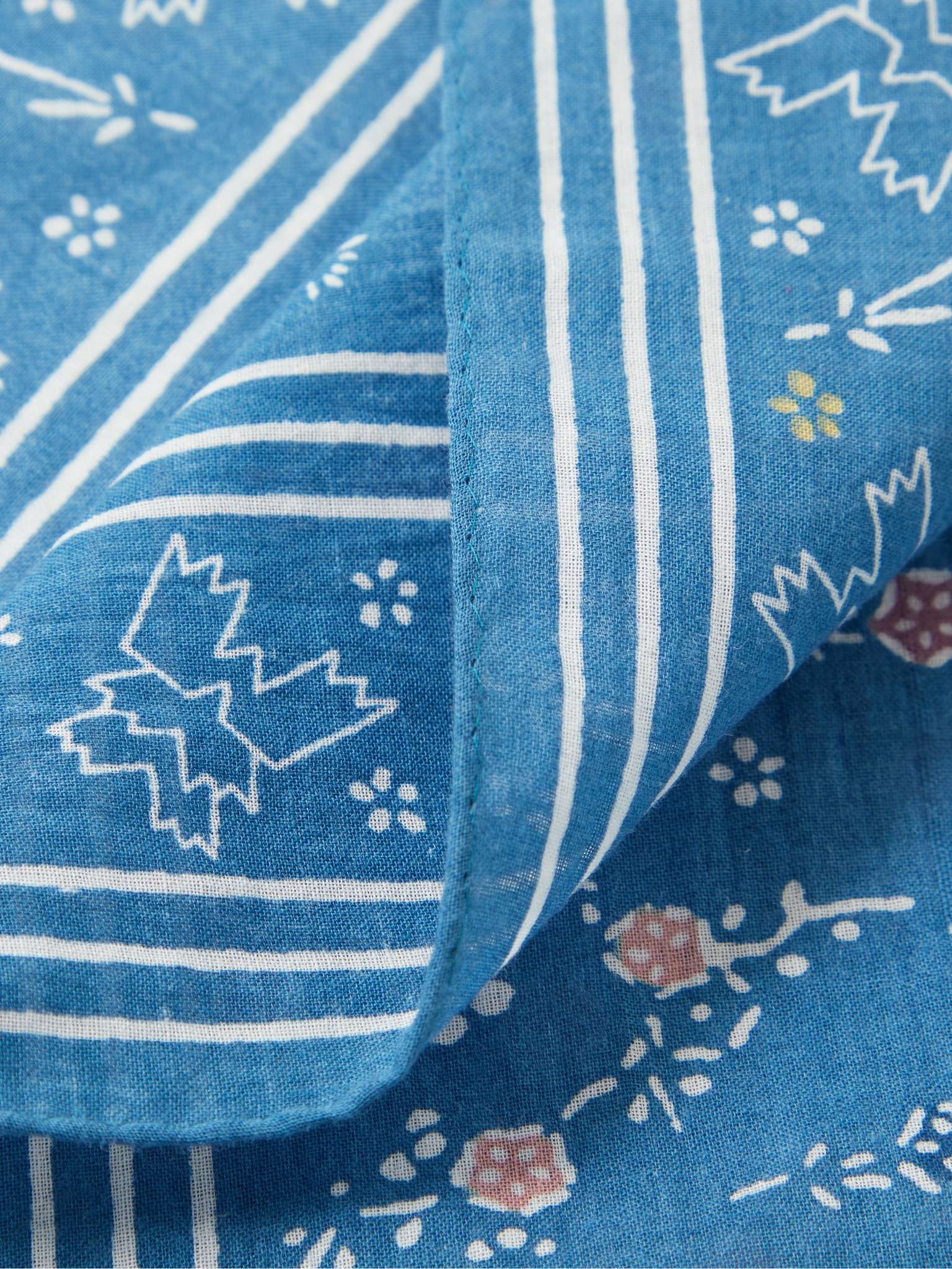 Printed Cotton-Khadi Bandana - 3