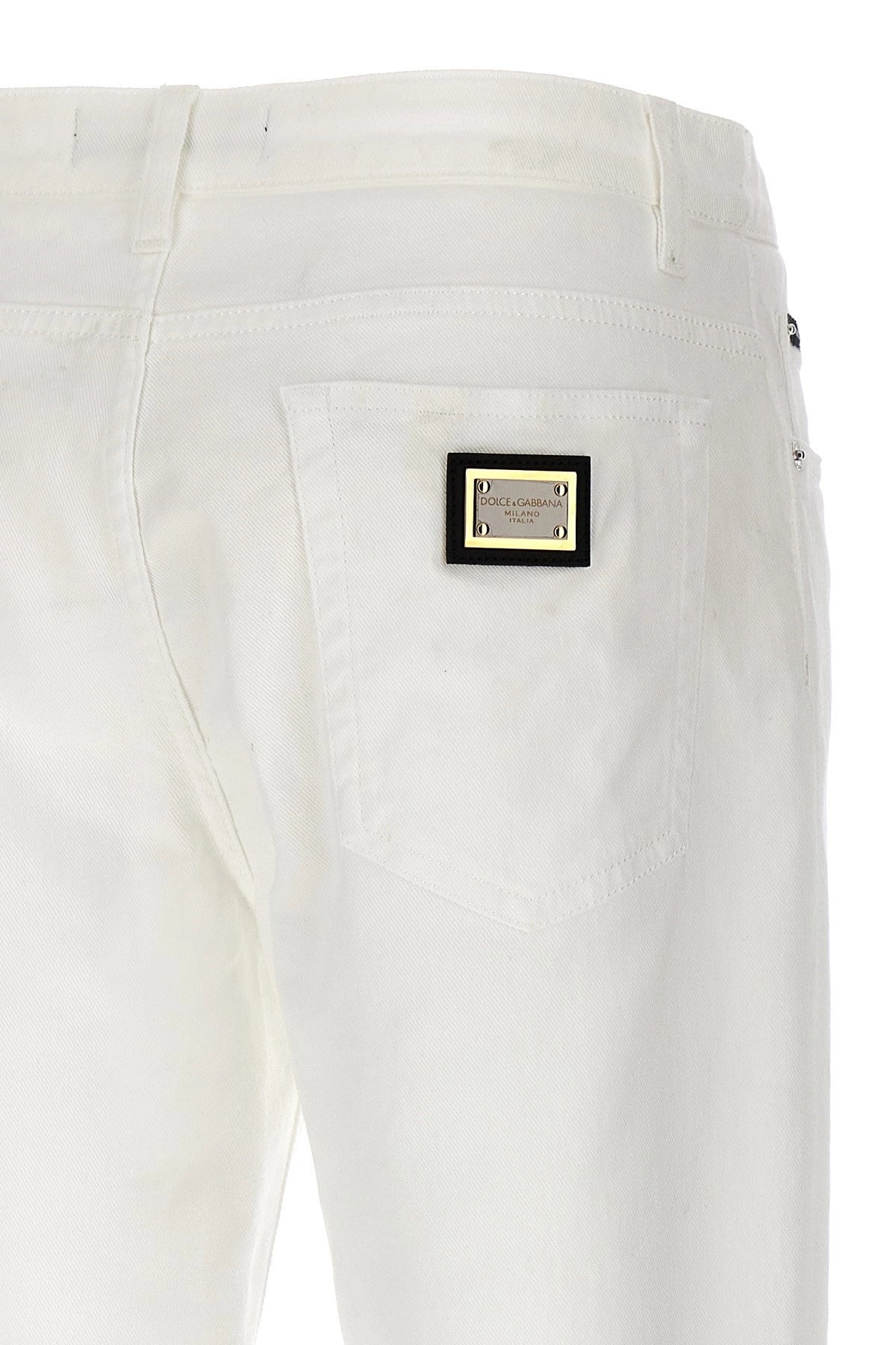 Dolce & Gabbana Women Logo Plaque Jeans - 5