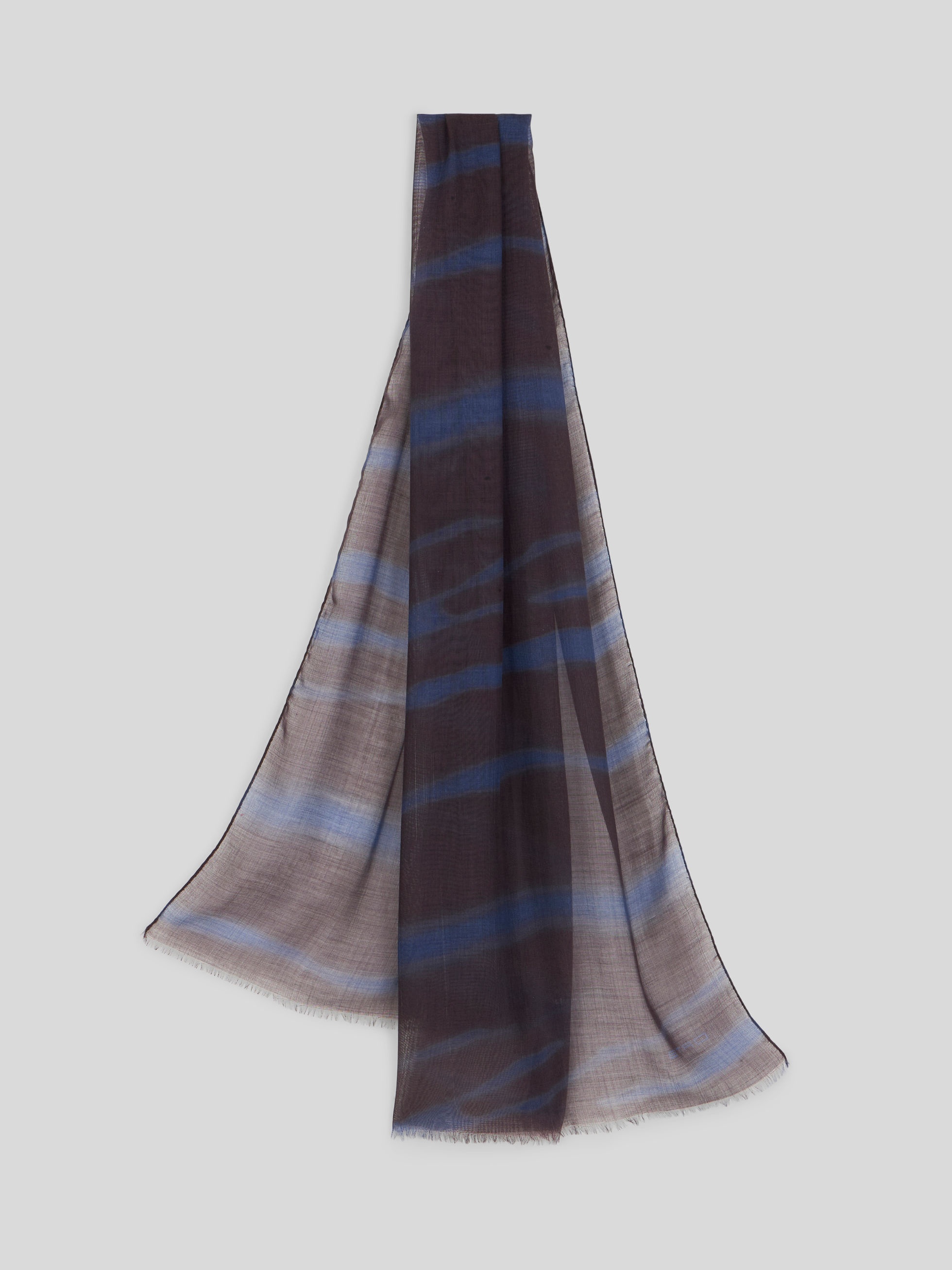ZEBRA DESIGN CASHMERE SCARF - 1
