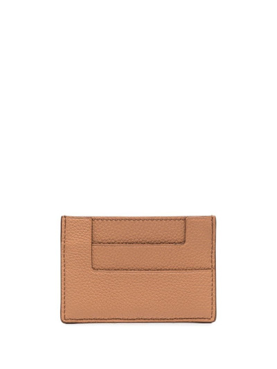 TOM FORD logo-plaque leather cardholder outlook