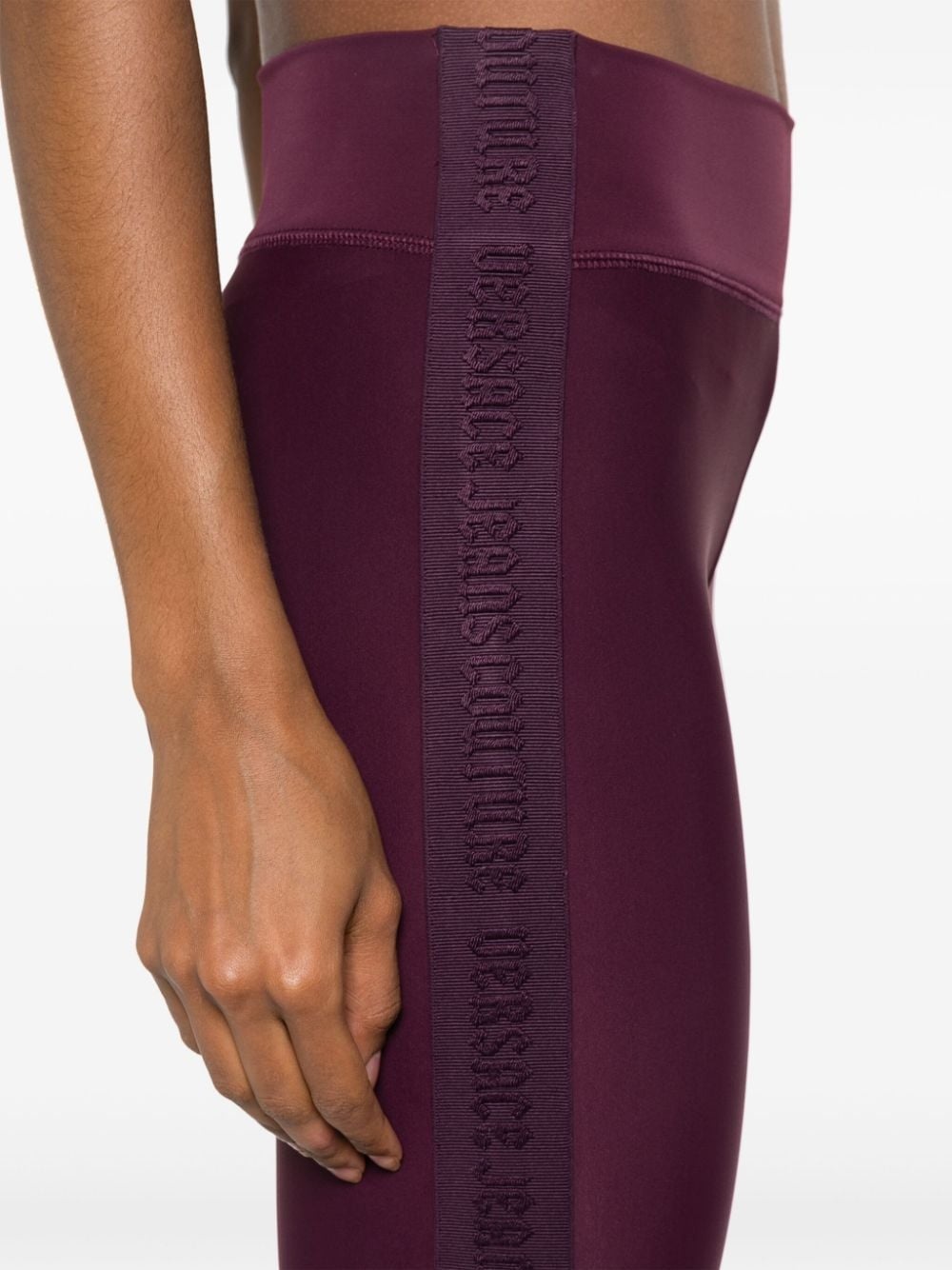 logo-tape leggings - 5