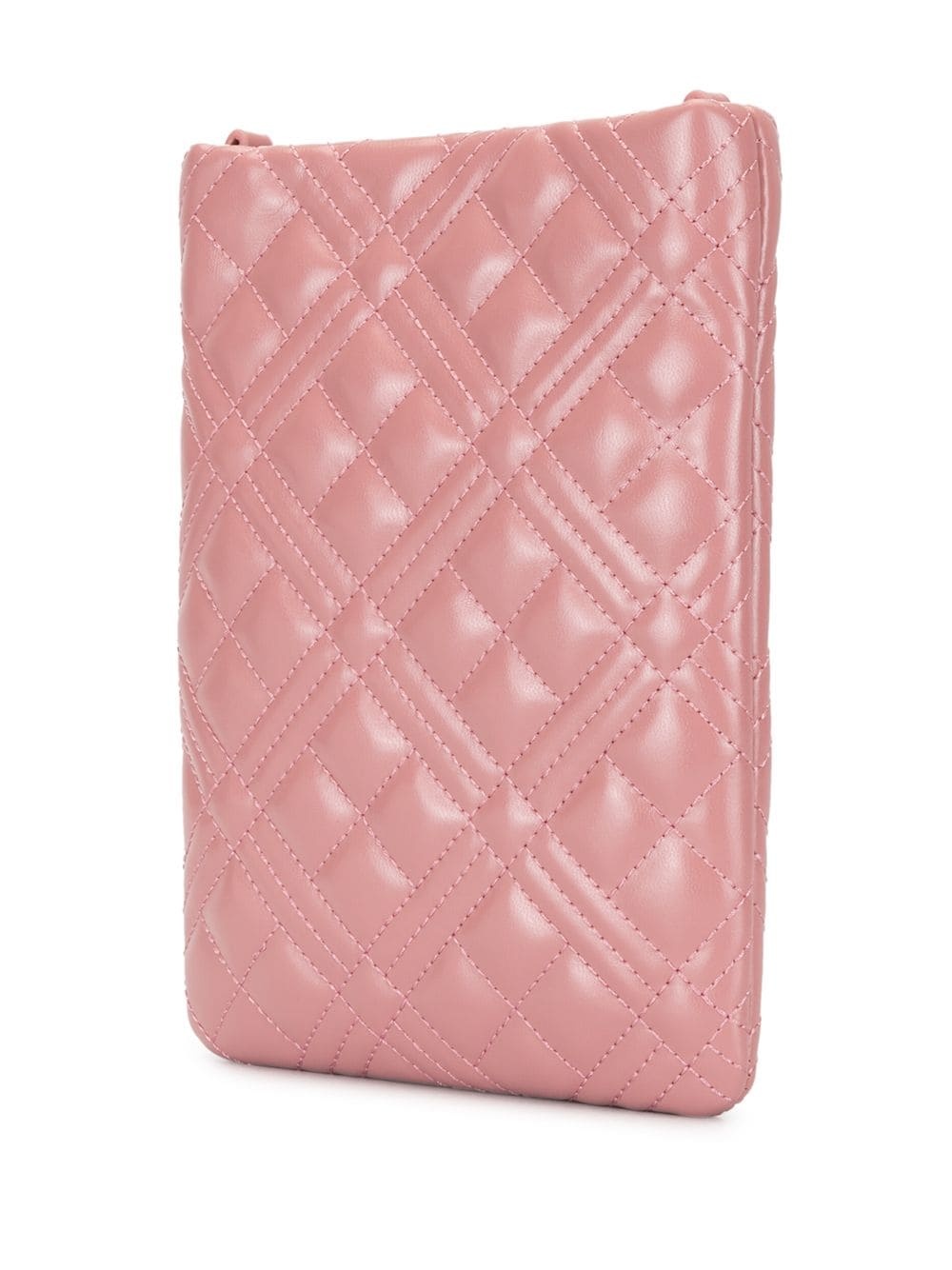 chain-strap quilted phone holder - 3