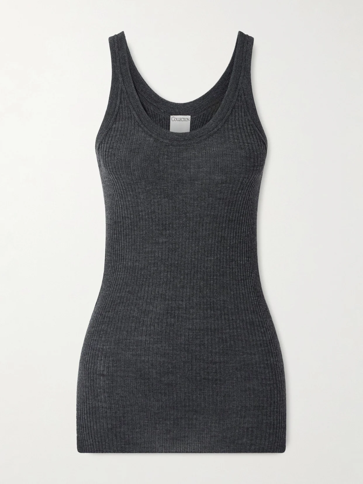 Ella Ribbed Wool Tank - 1