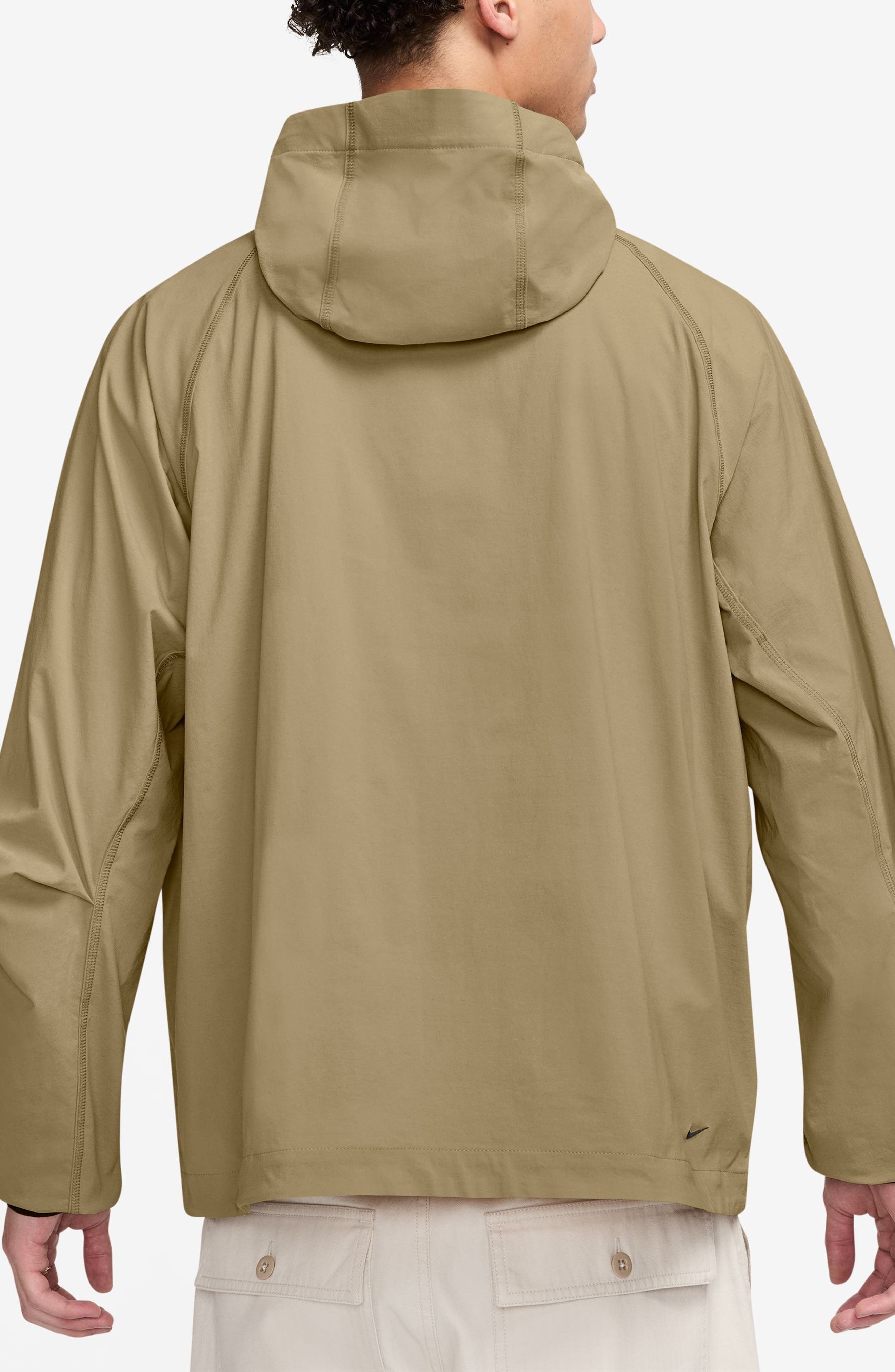 Nike Sportswear Tech Windrunner Jacket in Parachute Beige/Black at Nordstrom - 2