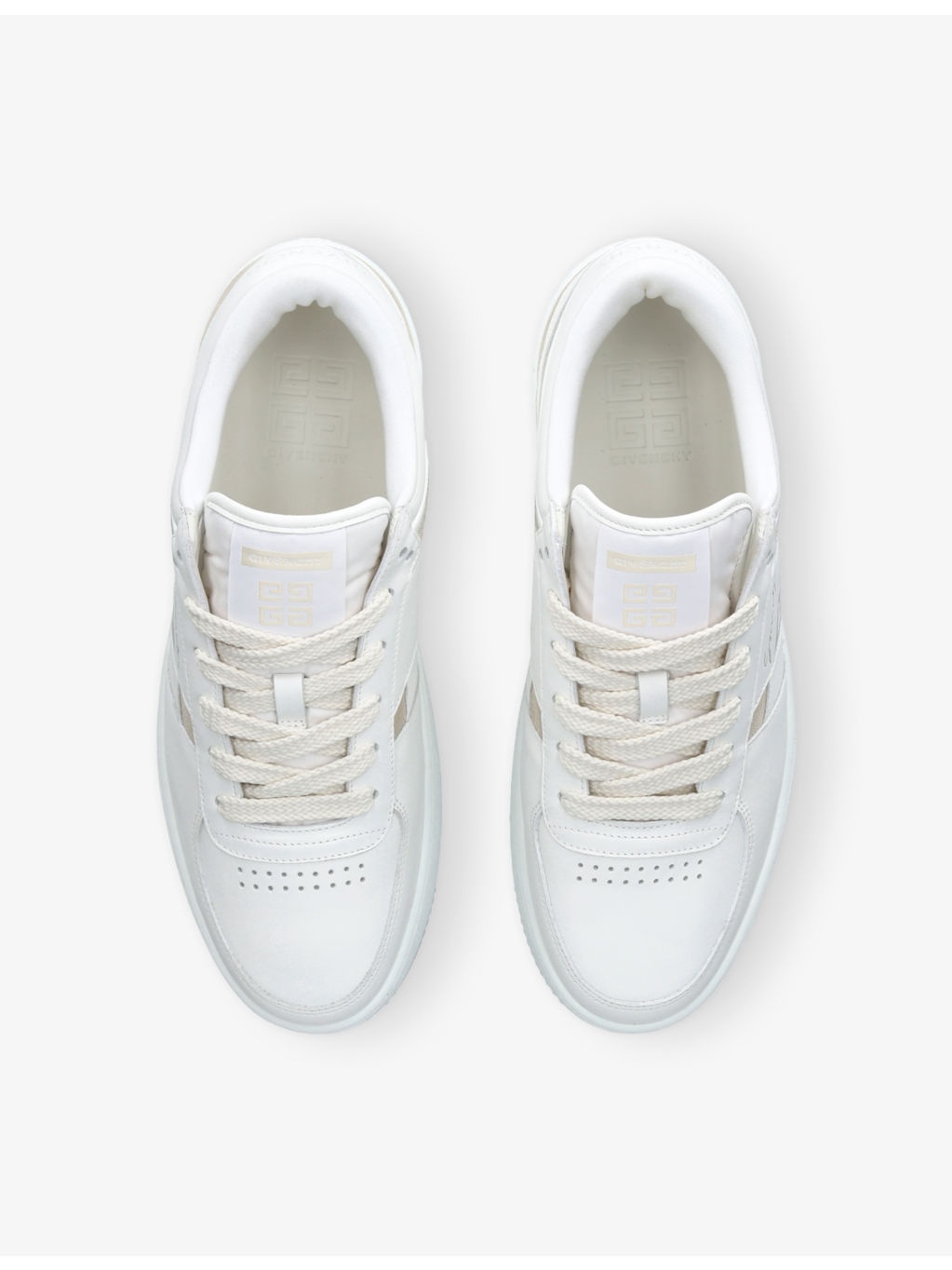 G Move leather and suede low-top trainers - 2