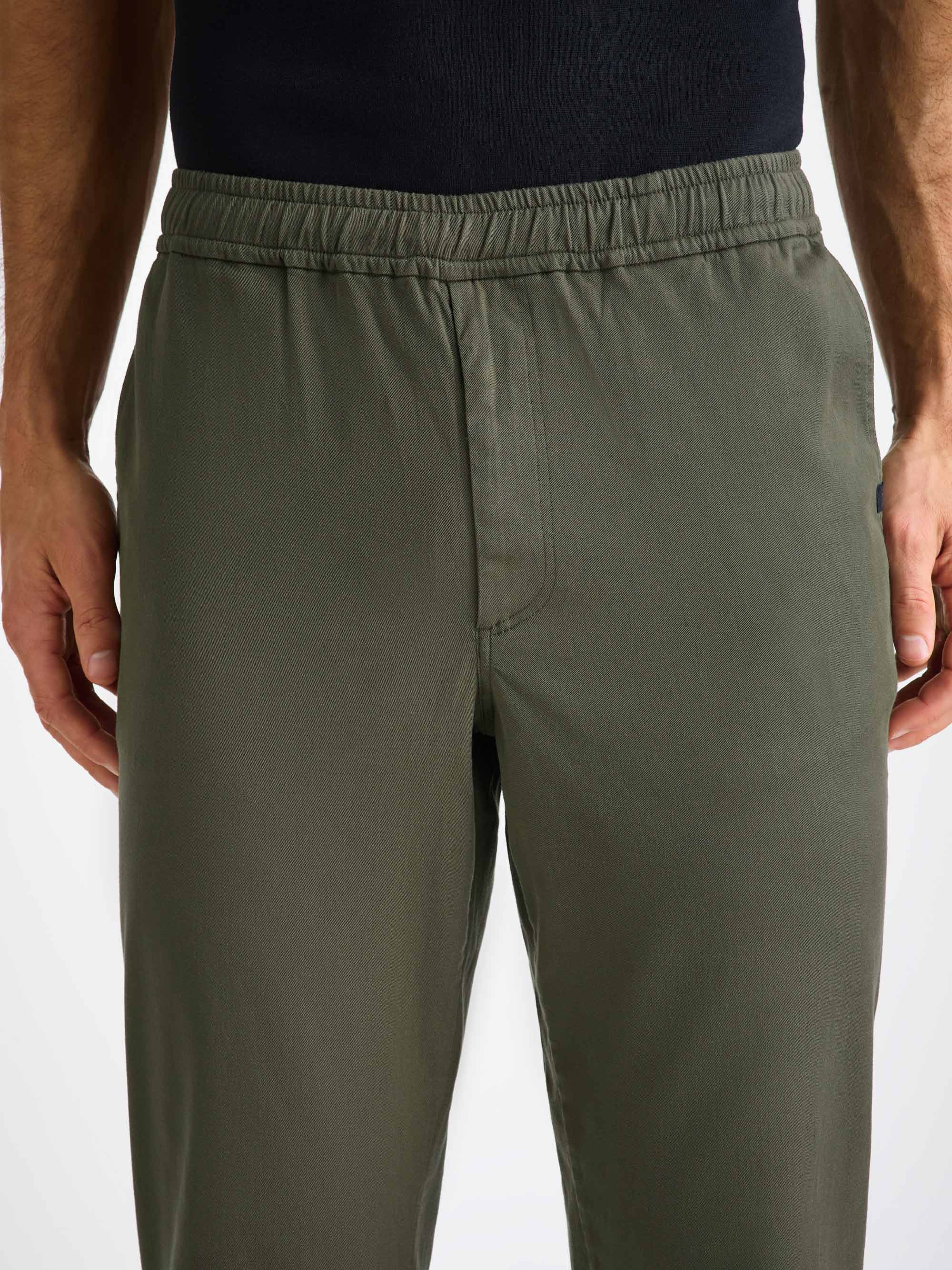 Men's Pants Harris Lyocell Cotton Khaki - 6