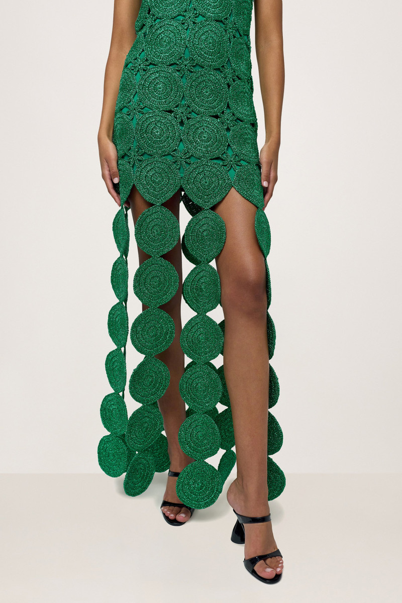 Beep Beep Dress in Gummy Green 6