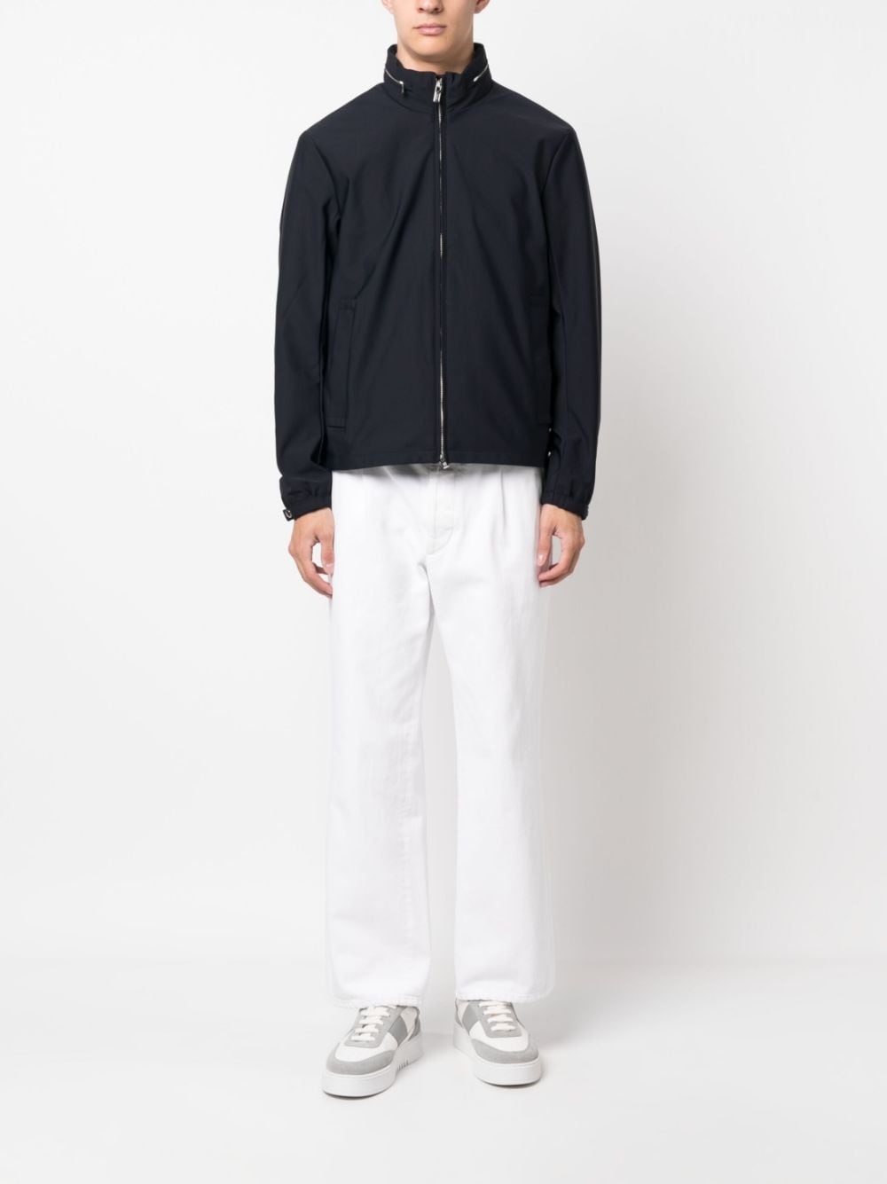 high-neck zip-up jacket - 2