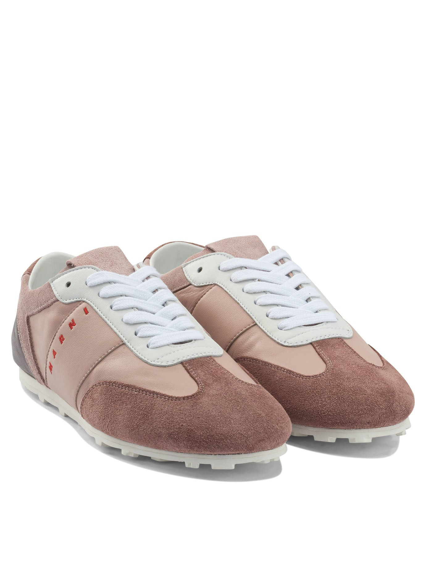 Marni Leather Sneaker With Logo - 2