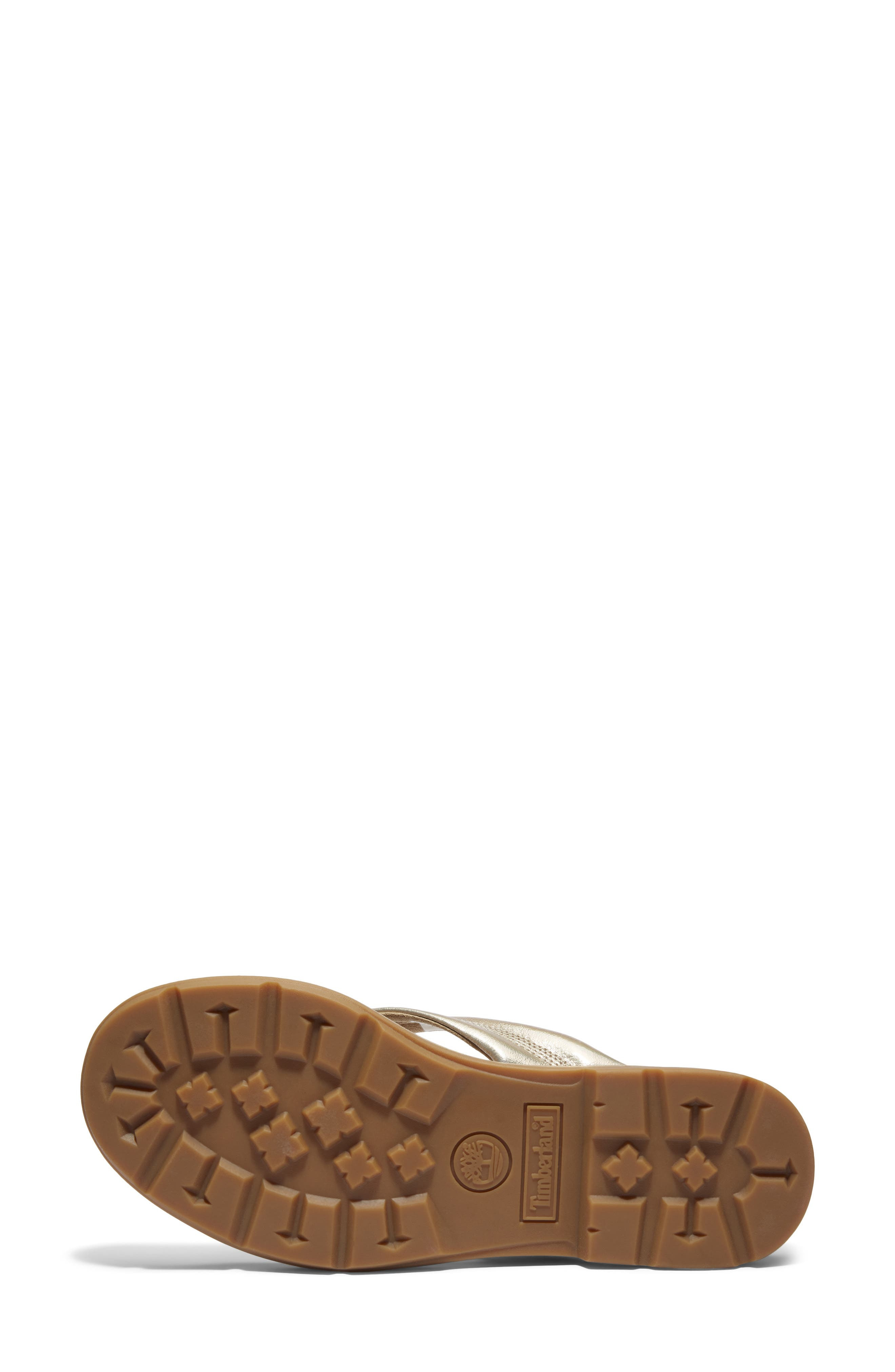 Timberland Calista Bay Flip Flop in Gold Metallic at Nordstrom - 5