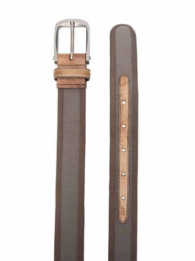 Lanvin two-tone leather belt outlook