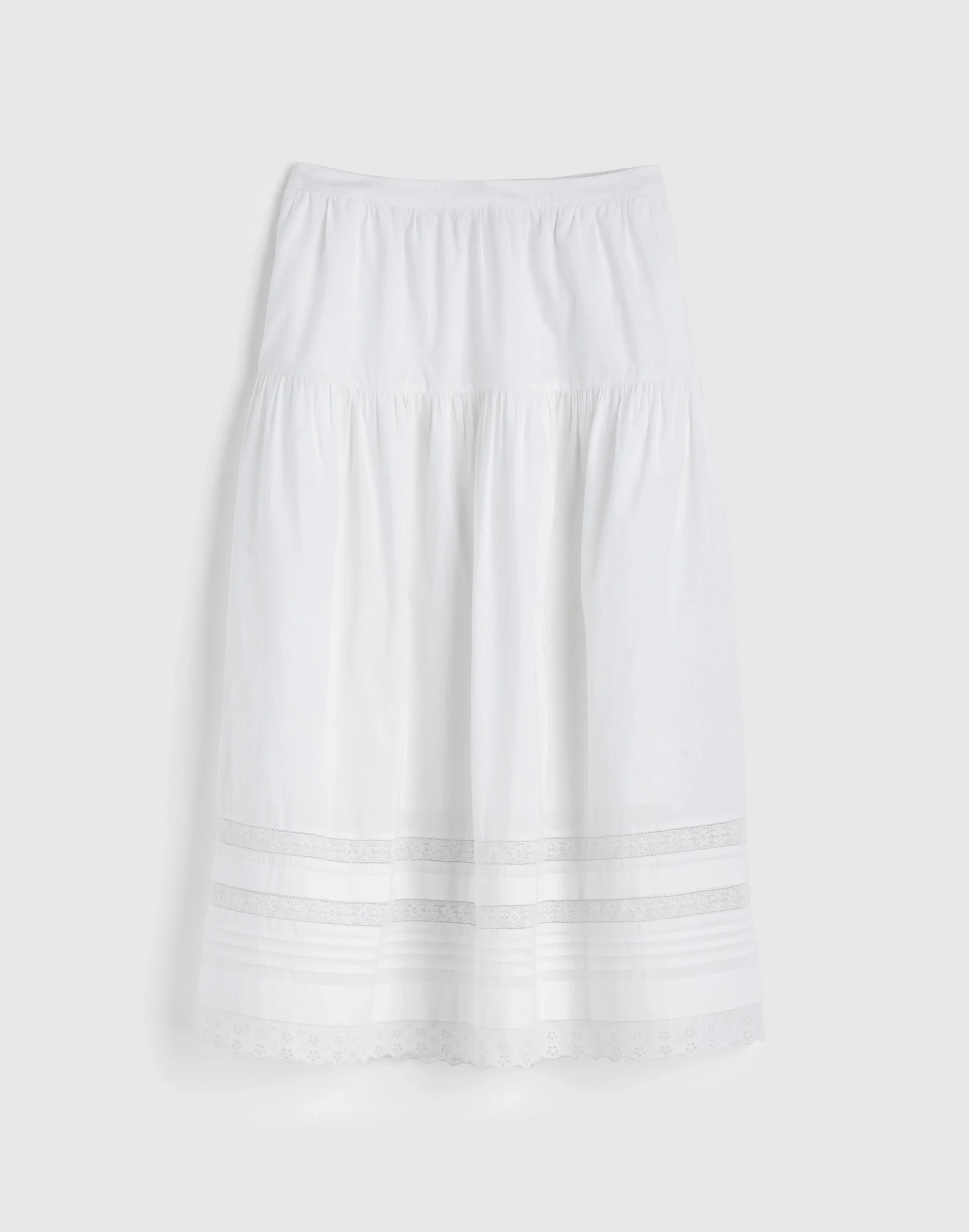 Pintucked Midi Skirt - 1
