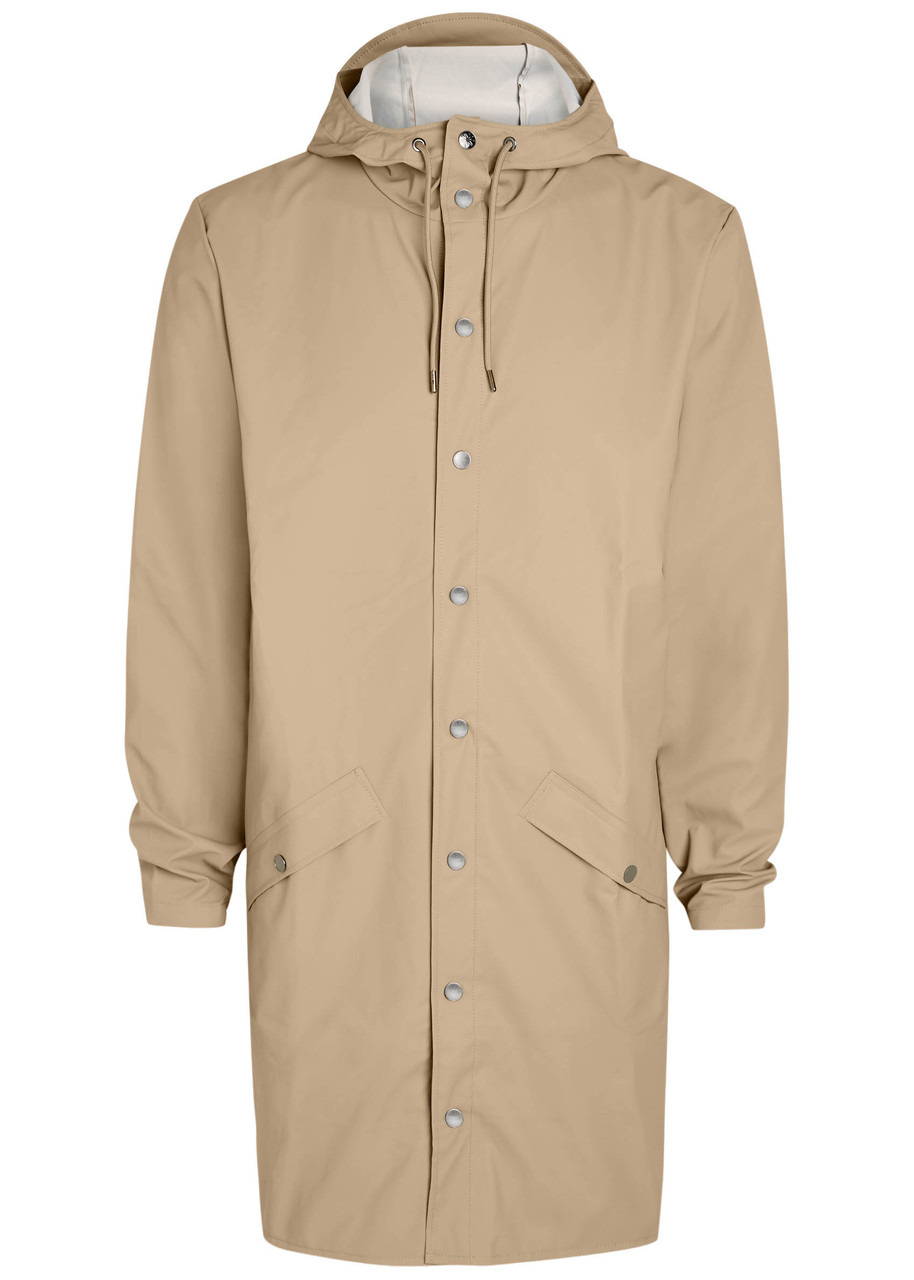 Rains Long Hooded Shell Jacket - 1
