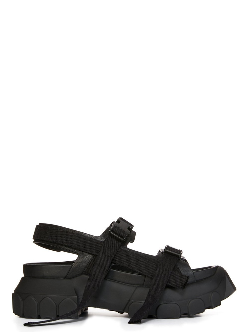 Tractor chunky leather sandals 1