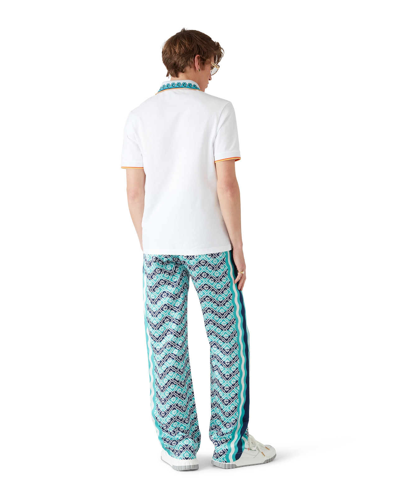 Monogram Wave Silk Trousers | Casablanca Paris - 3