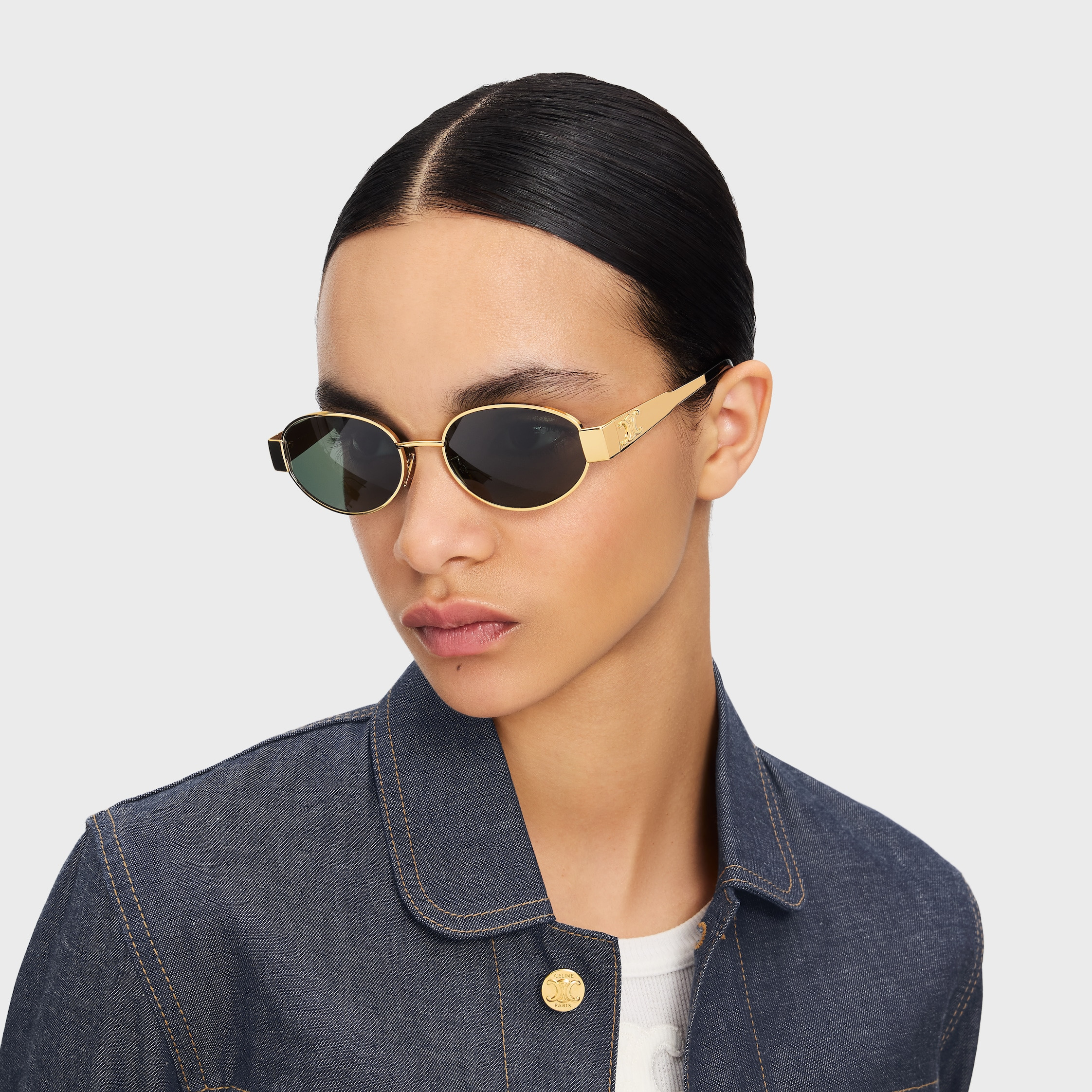 Triomphe Metal 01 sunglasses in Metal - 7