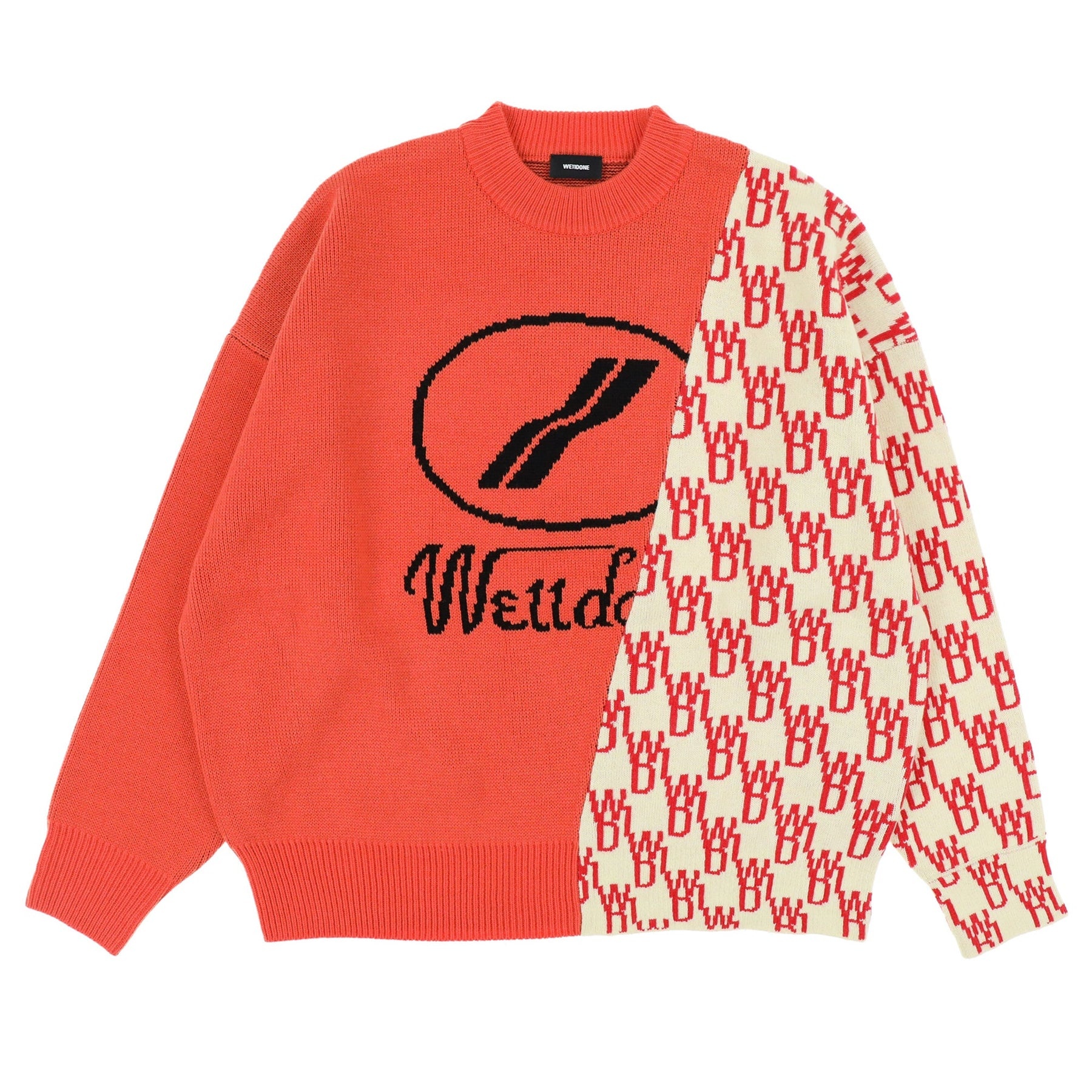 WD1 GRAPHIC MIX LOGO SWEATER / ORG - 1