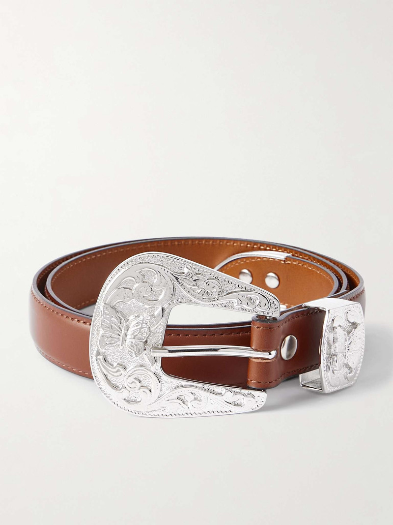 2cm Papillon Western Leather Belt 1
