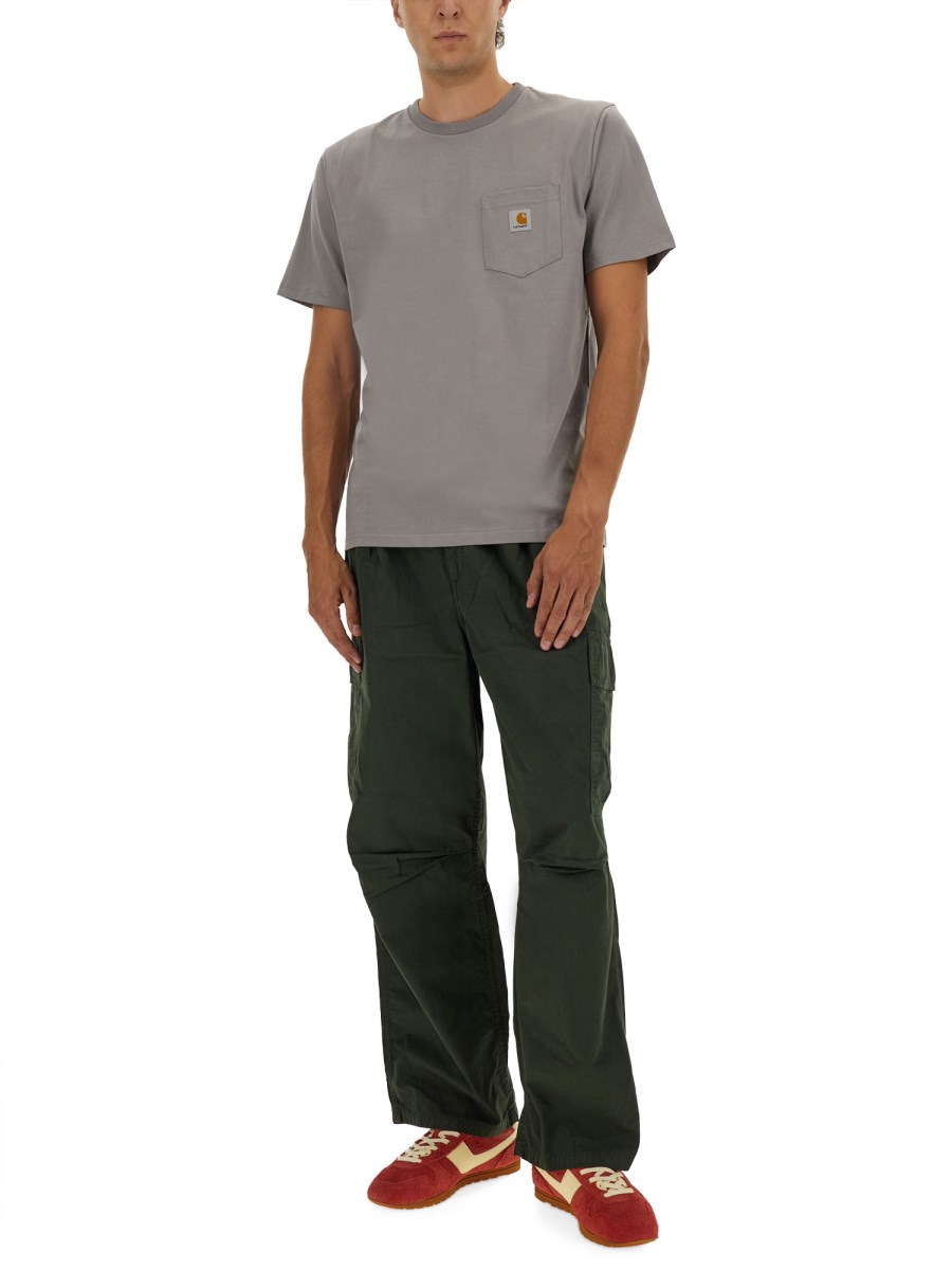COTTON T-SHIRT WITH POCKET - 2