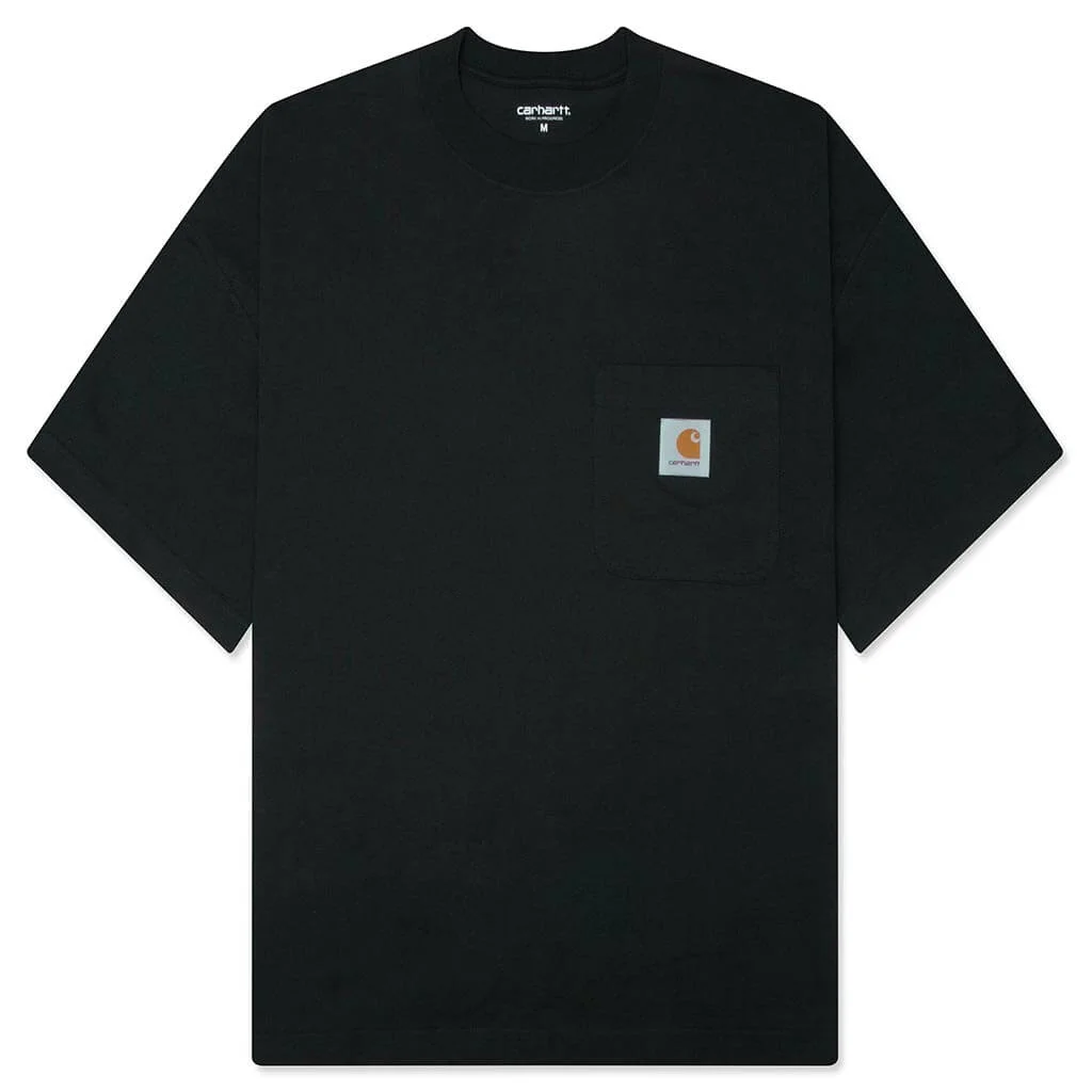 S/S WORK POCKET T-SHIRT - RAVEN - 1