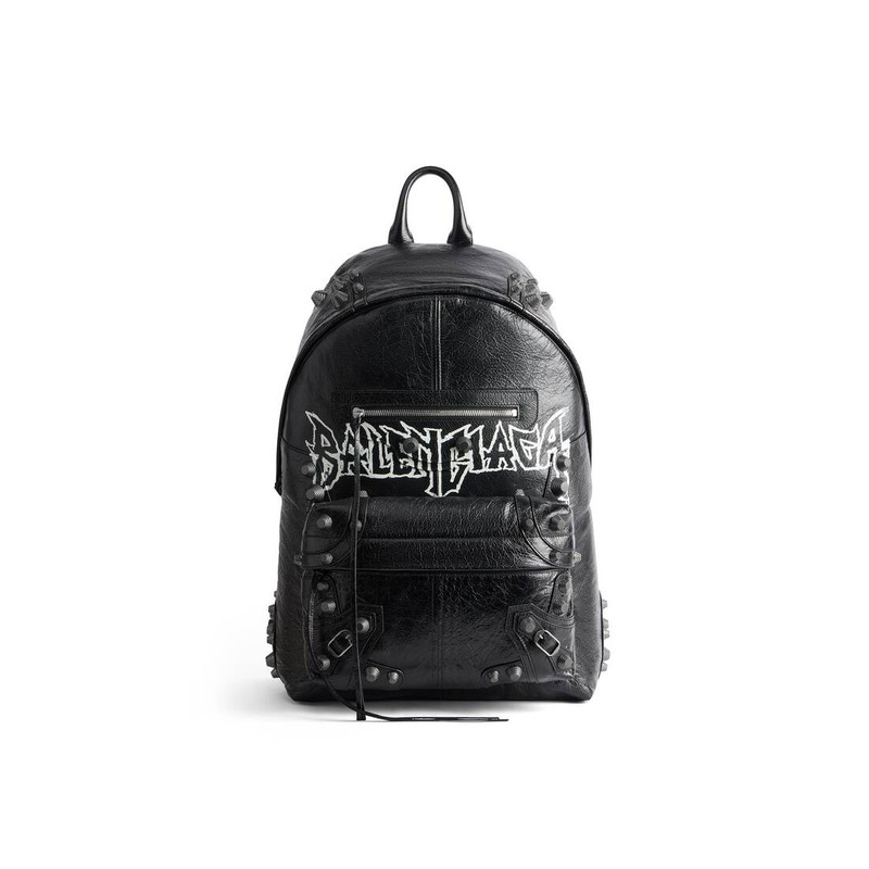 Men's Le Cagole Men Backpack Diy Metal  in Black 1