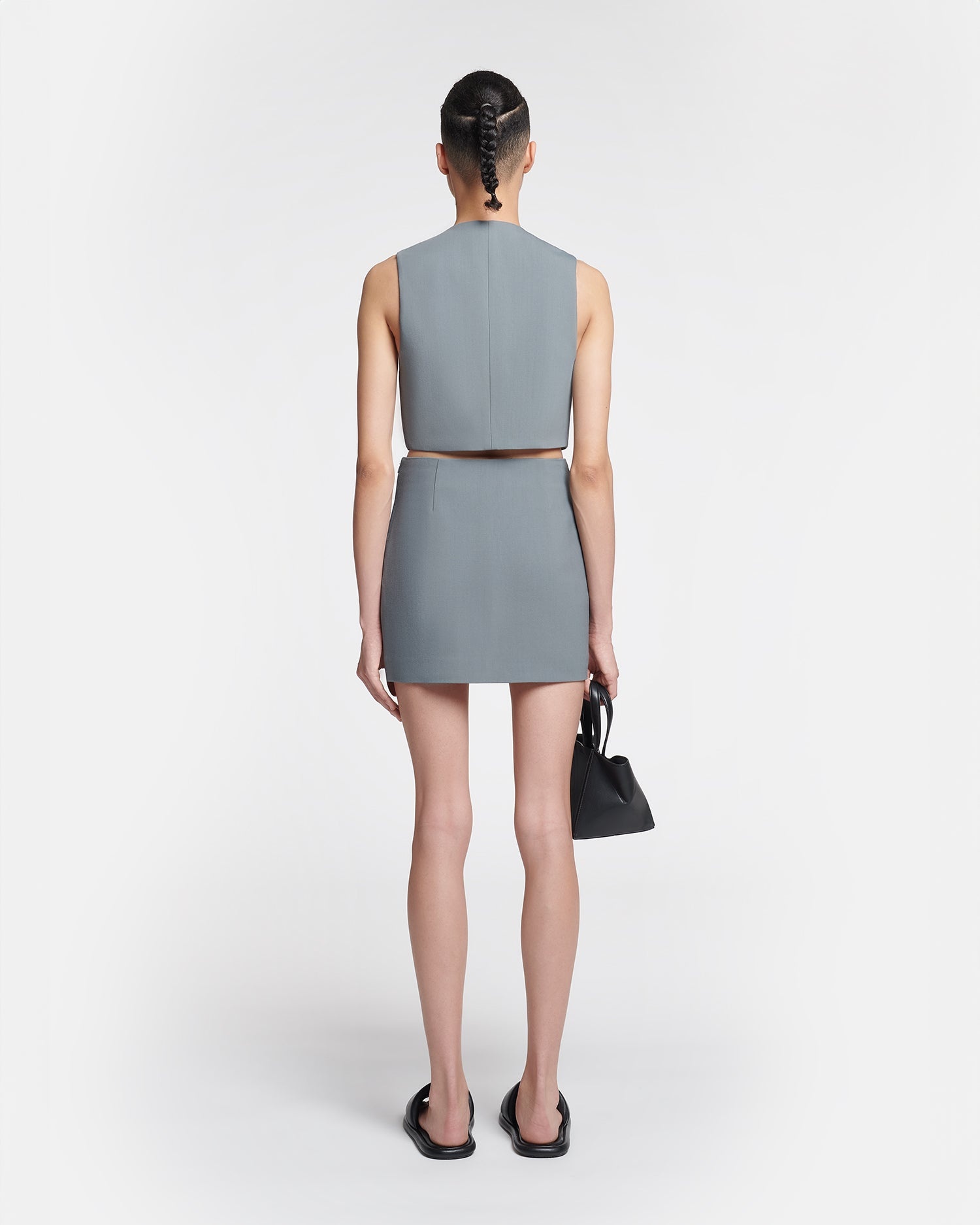 Cropped Tailored Vest - 5