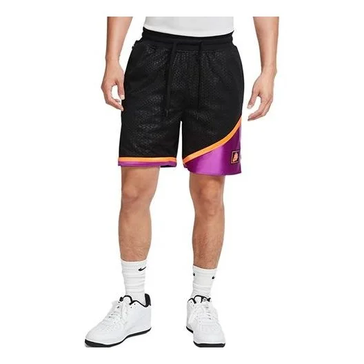 Nike KMA Mesh Quick Dry Contrasting Colors Basketball Shorts Black Purple CK6392-010 - 1