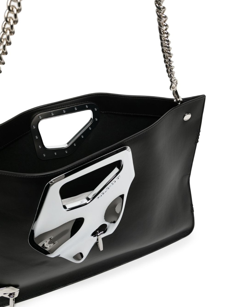 metallic-detailing tote bag 5
