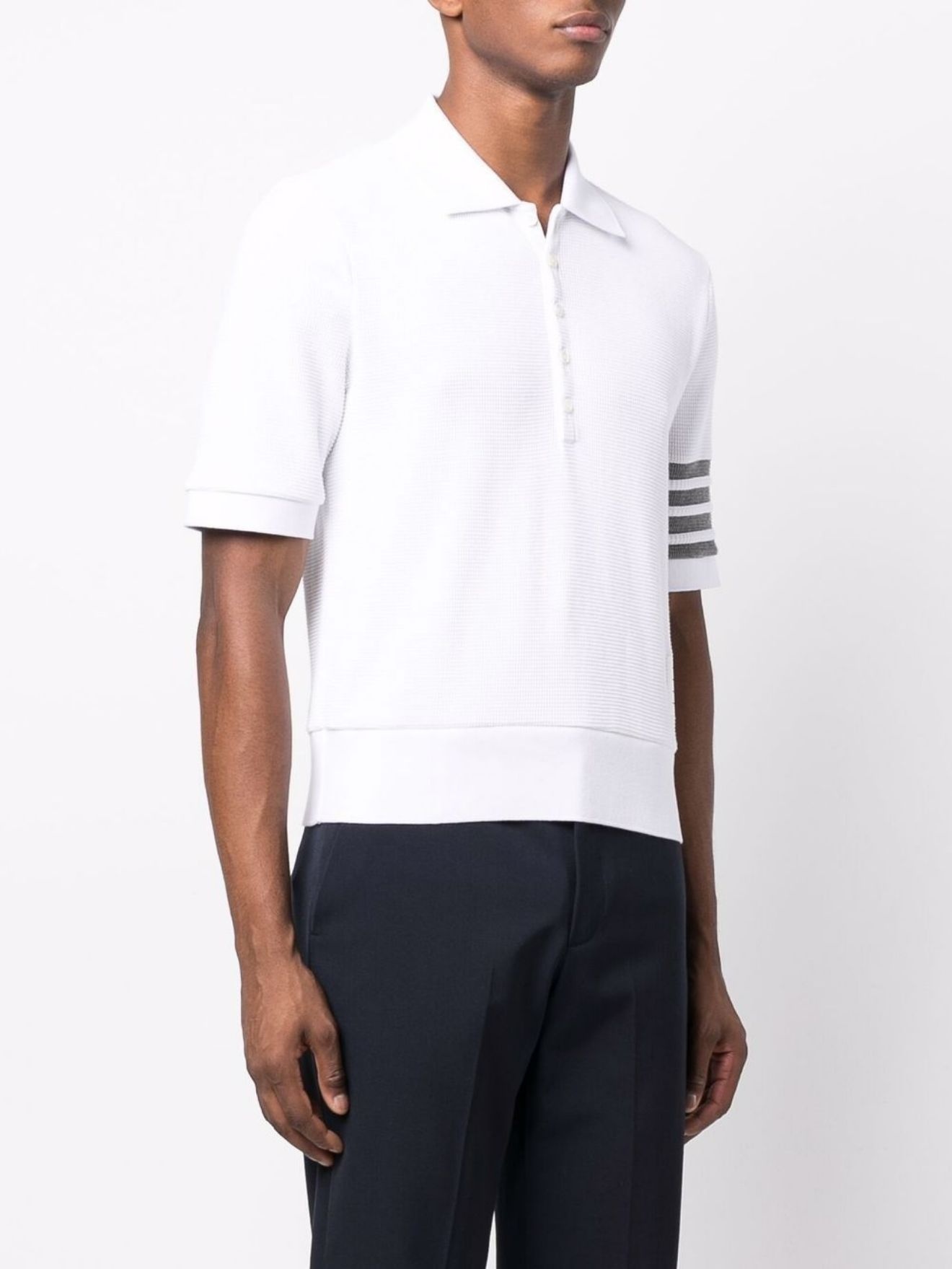 4-Bar stripe polo shirt - 3