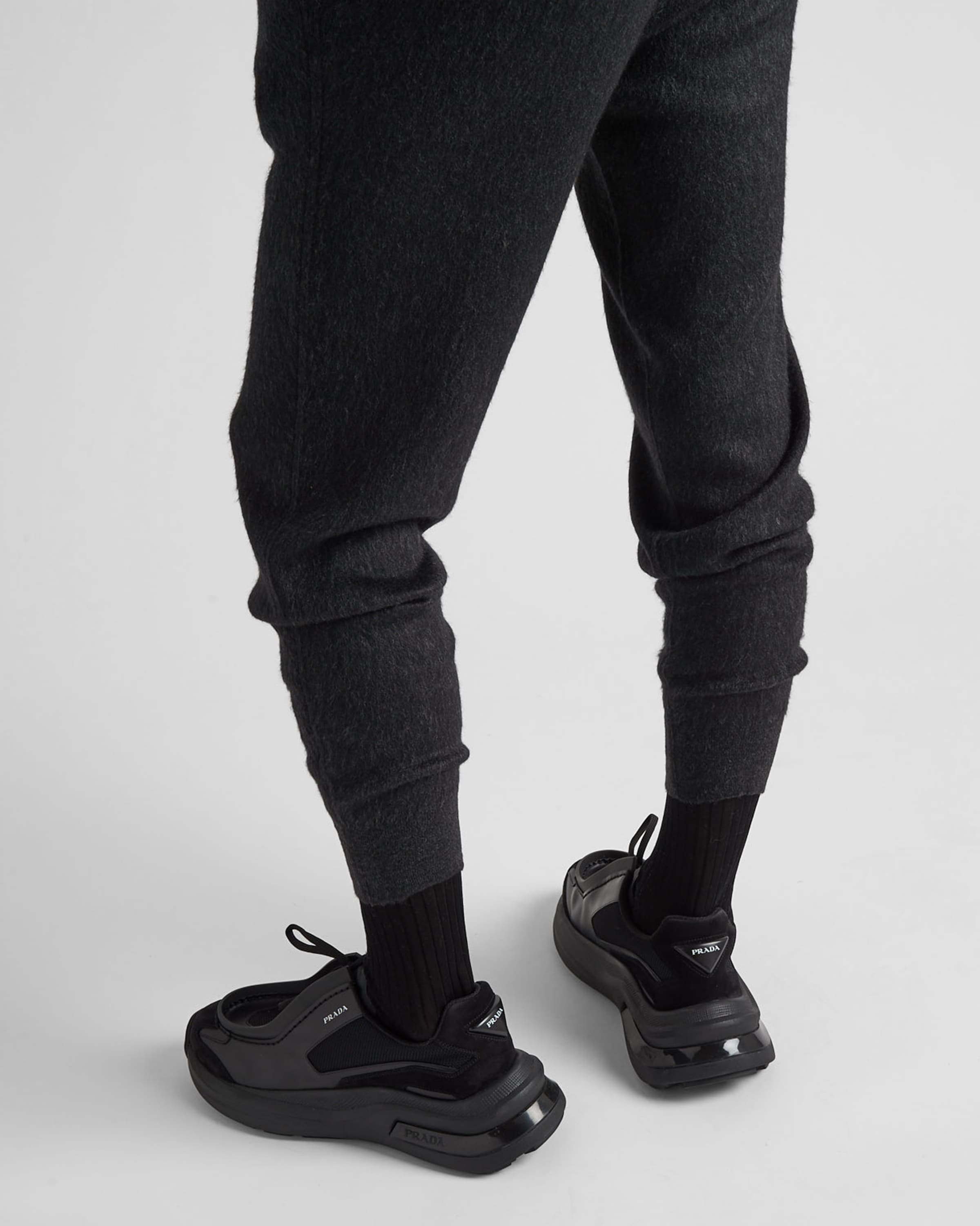 Cashmere and silk knit pants - 3