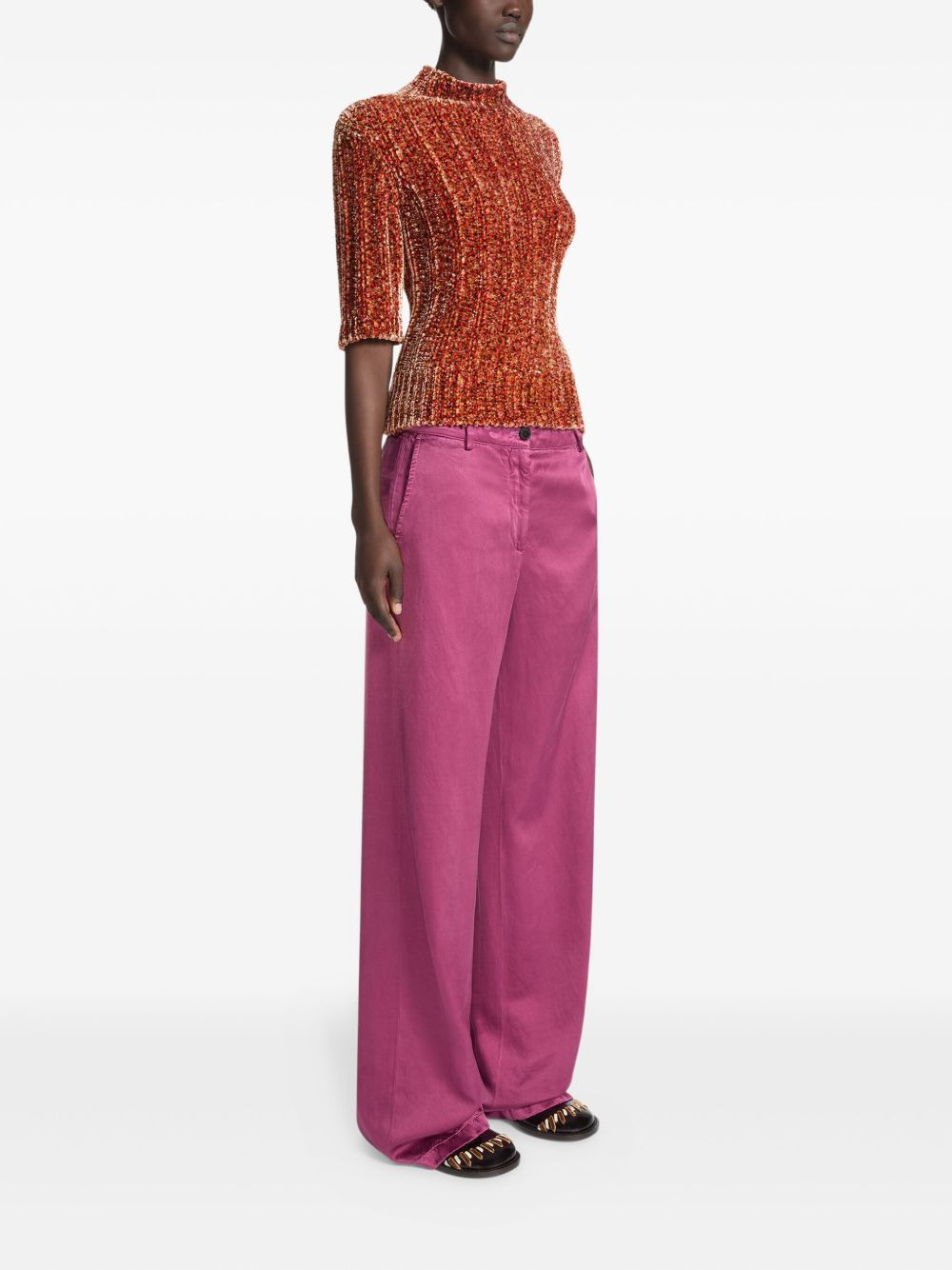 button-fly trousers - 3