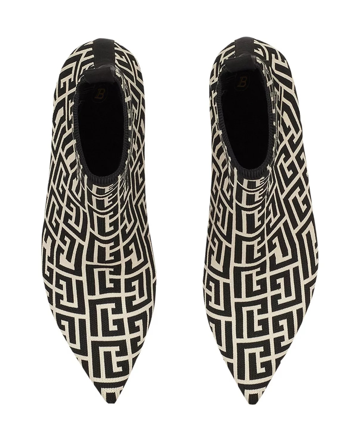 Women's Stretch Knit Skye Ankle Boots with Monogram - 3