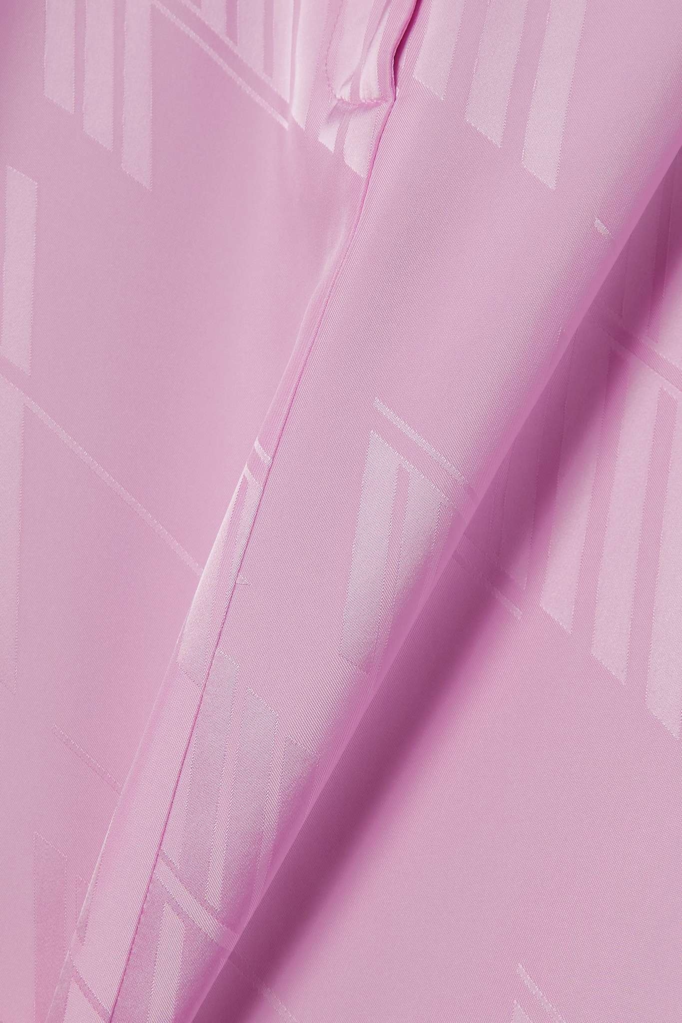 Charla satin-jacquard midi dress - 5