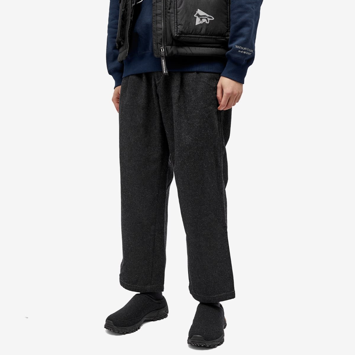 and wander x Maison Kitsune Wool Pant - 2