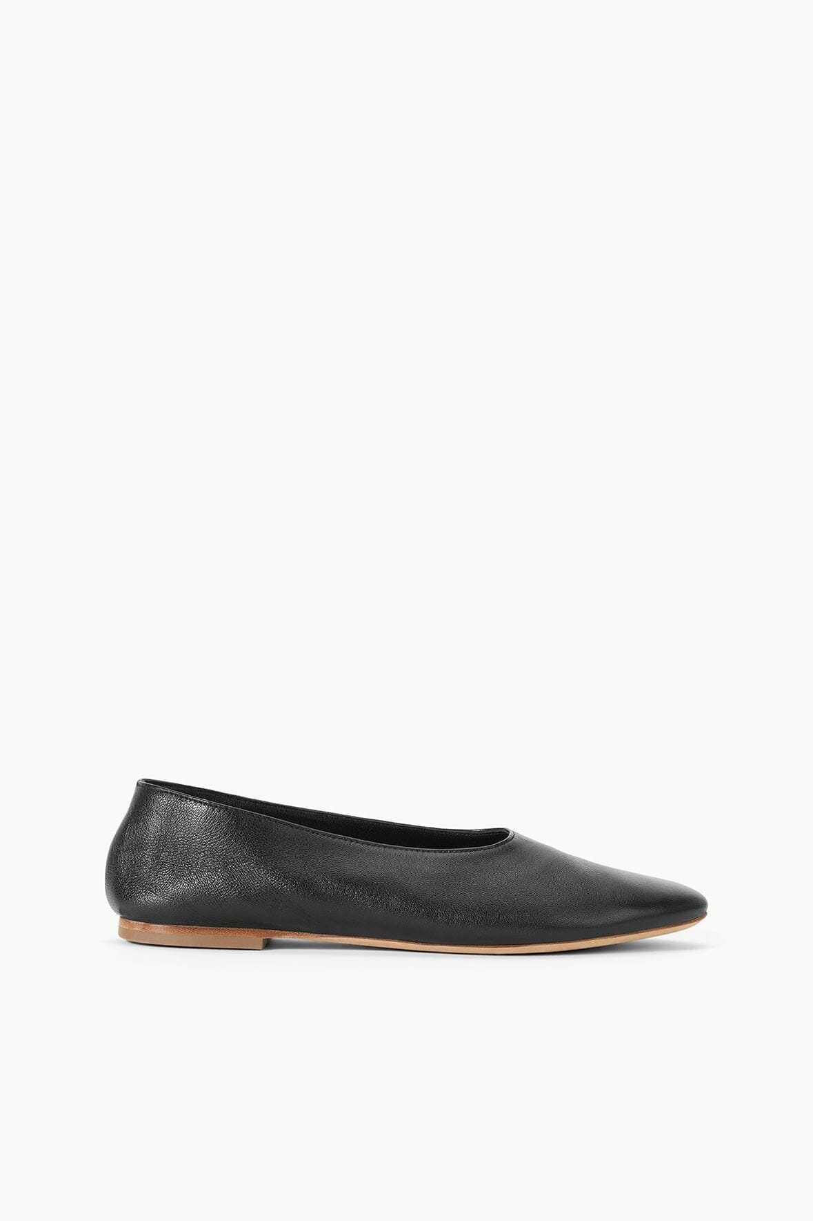 STAUD ALBA BALLET FLAT BLACK - 1