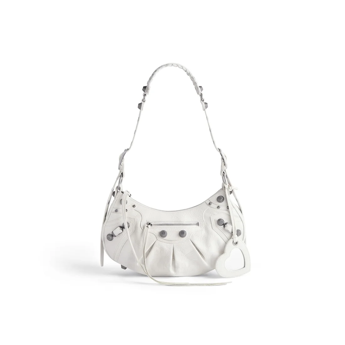 Women's Le Cagole Small Shoulder Bag in White - 1