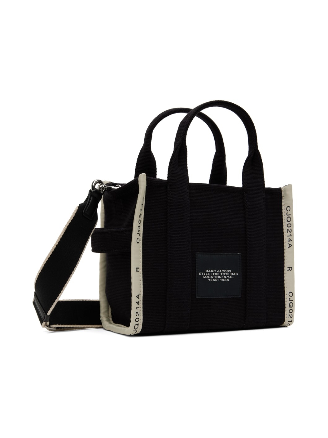 Black 'The Jacquard Small' Tote - 3