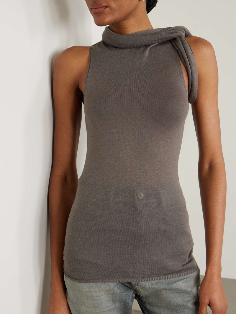 Maglia asymmetric wool top 3