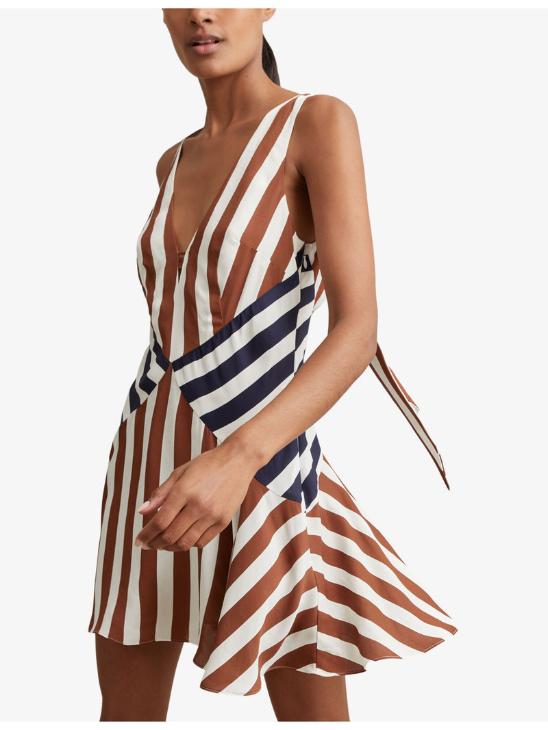 Esme Striped Woven Mini Dress 3
