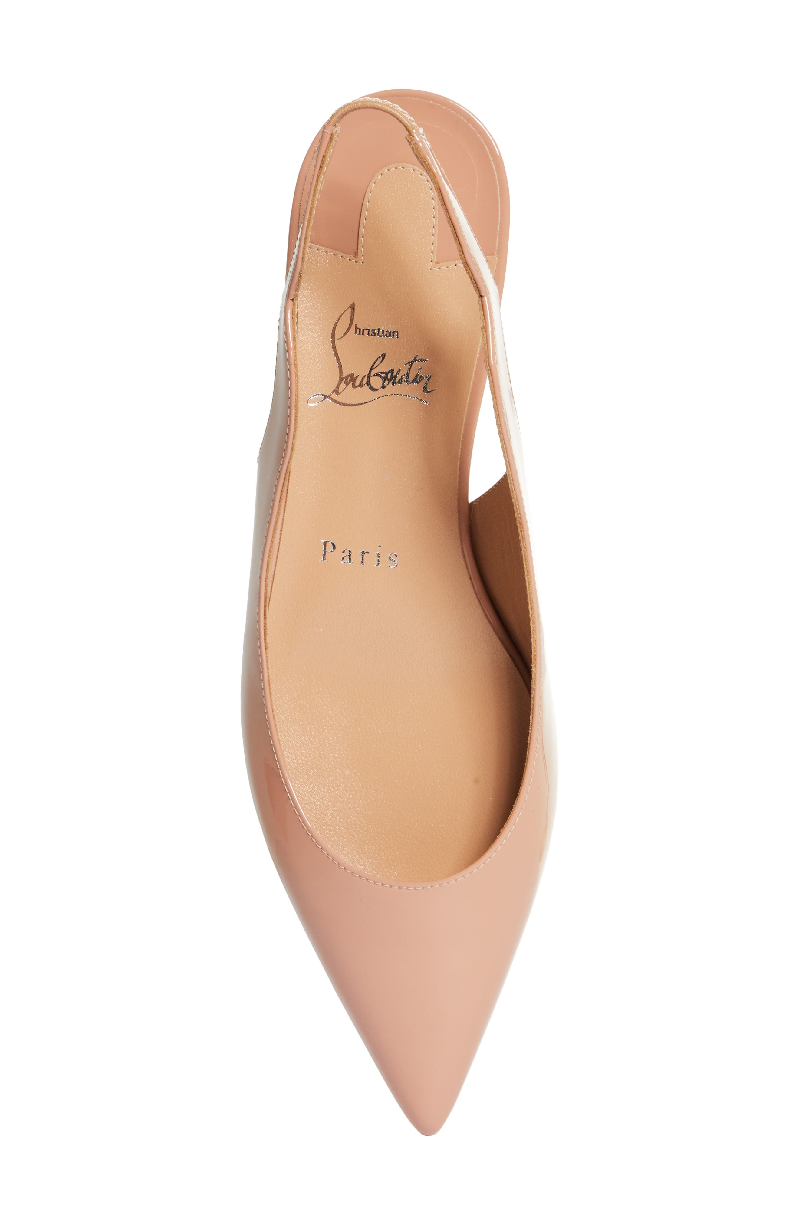 Hot Chickita Pointed Toe Slingback Flat - 5