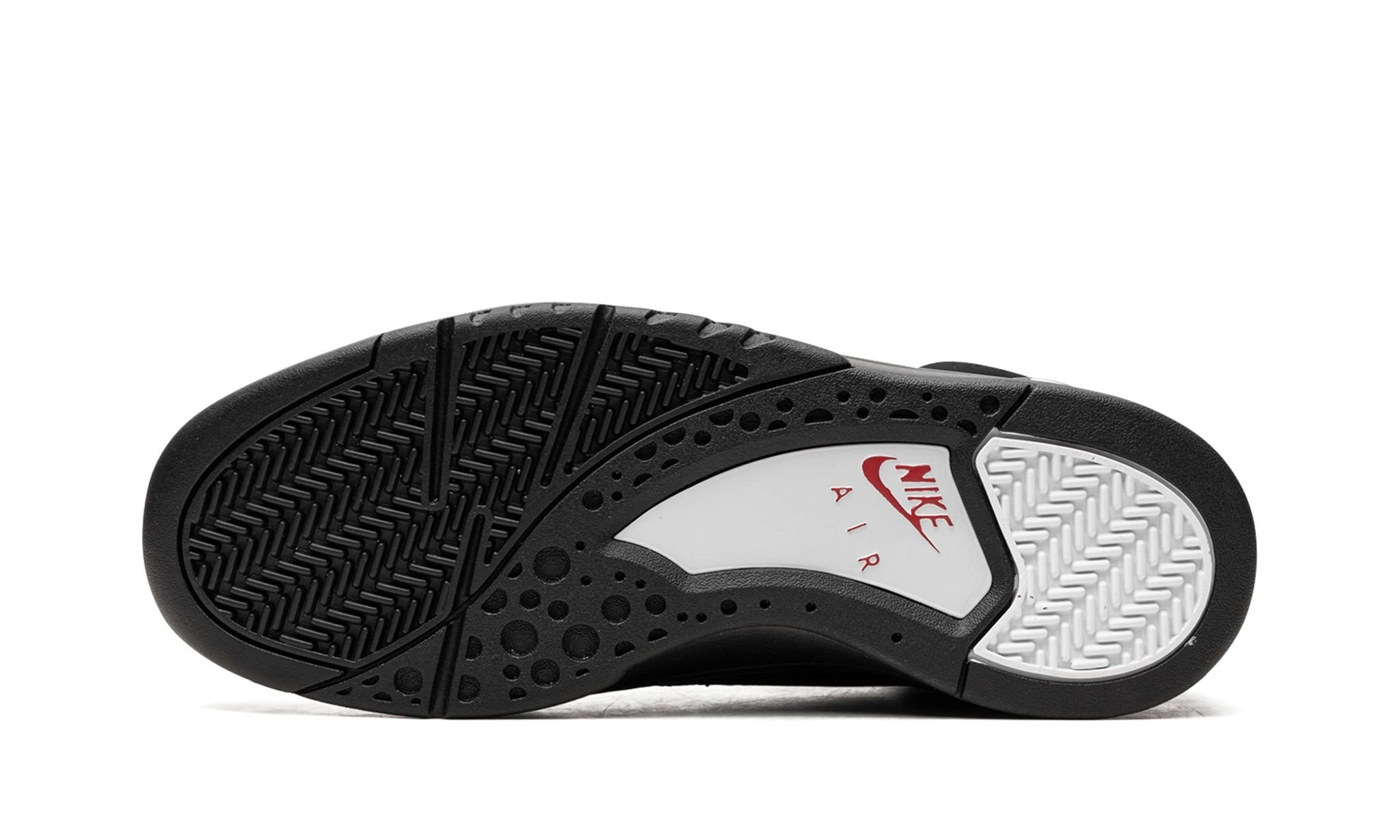 Air Flight Lite Mid "Black White Varsity Red" - 5
