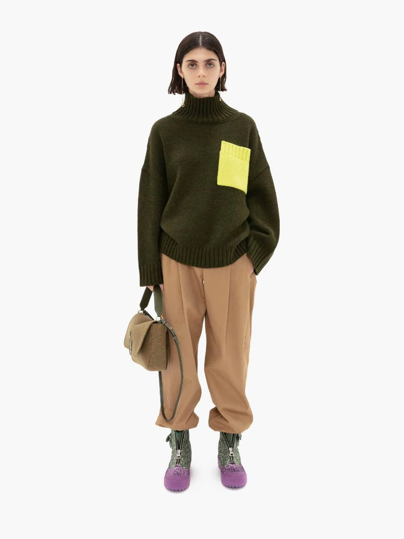JW Anderson PATCH POCKET TURTLENECK JUMPER outlook