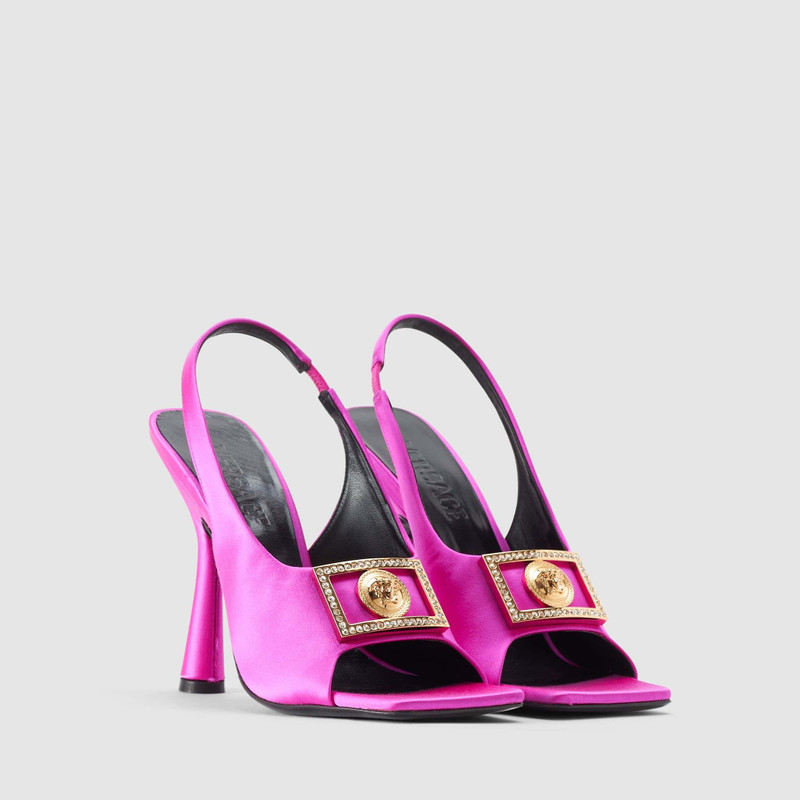 VERSACE Versace Women's Medusa Crystal Pink Heels outlook