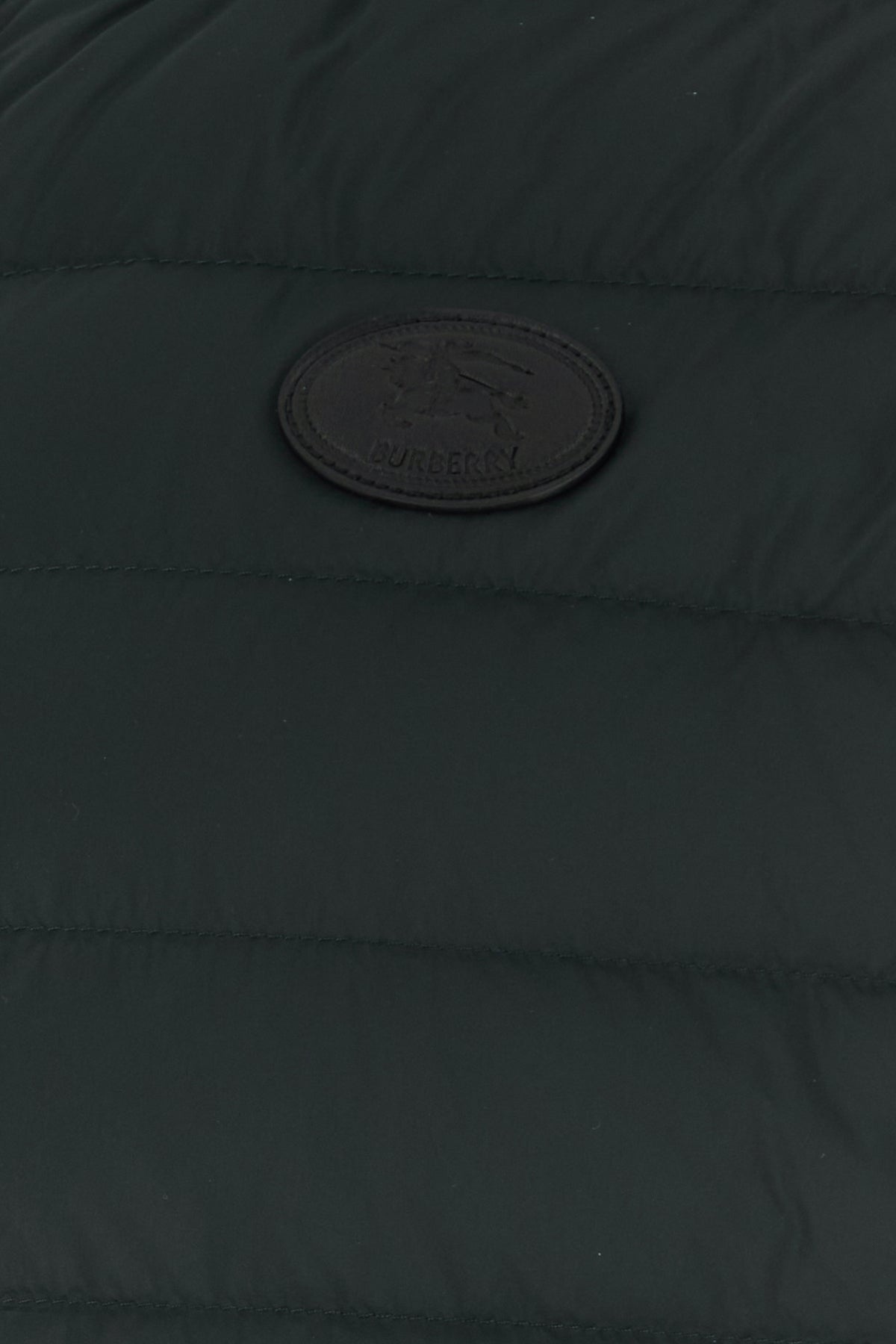 Black nylon down jacket - 3