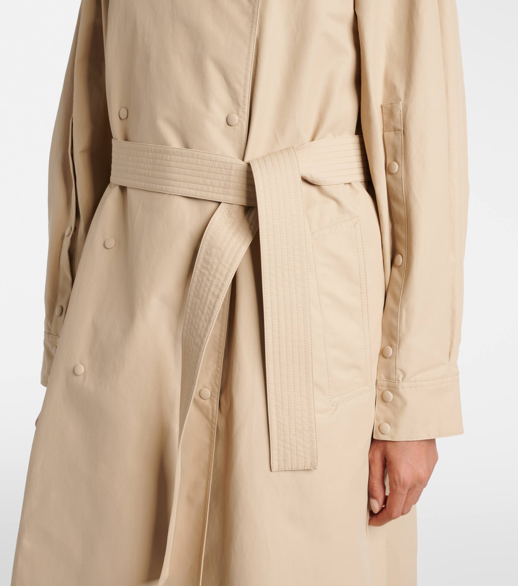 Gourdon cotton-blend trench coat - 5