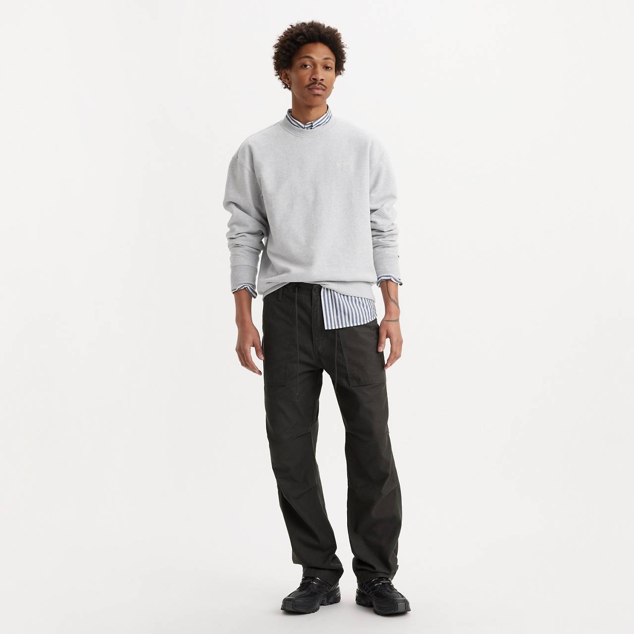 LOOSE STRAIGHT SURPLUS MEN'S PANTS - 2